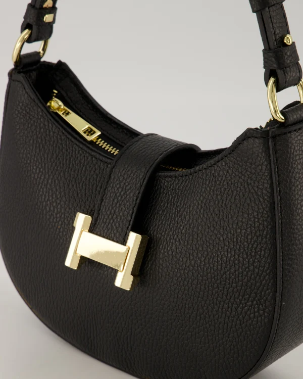 Inez Leather Bag - Black - Image 4