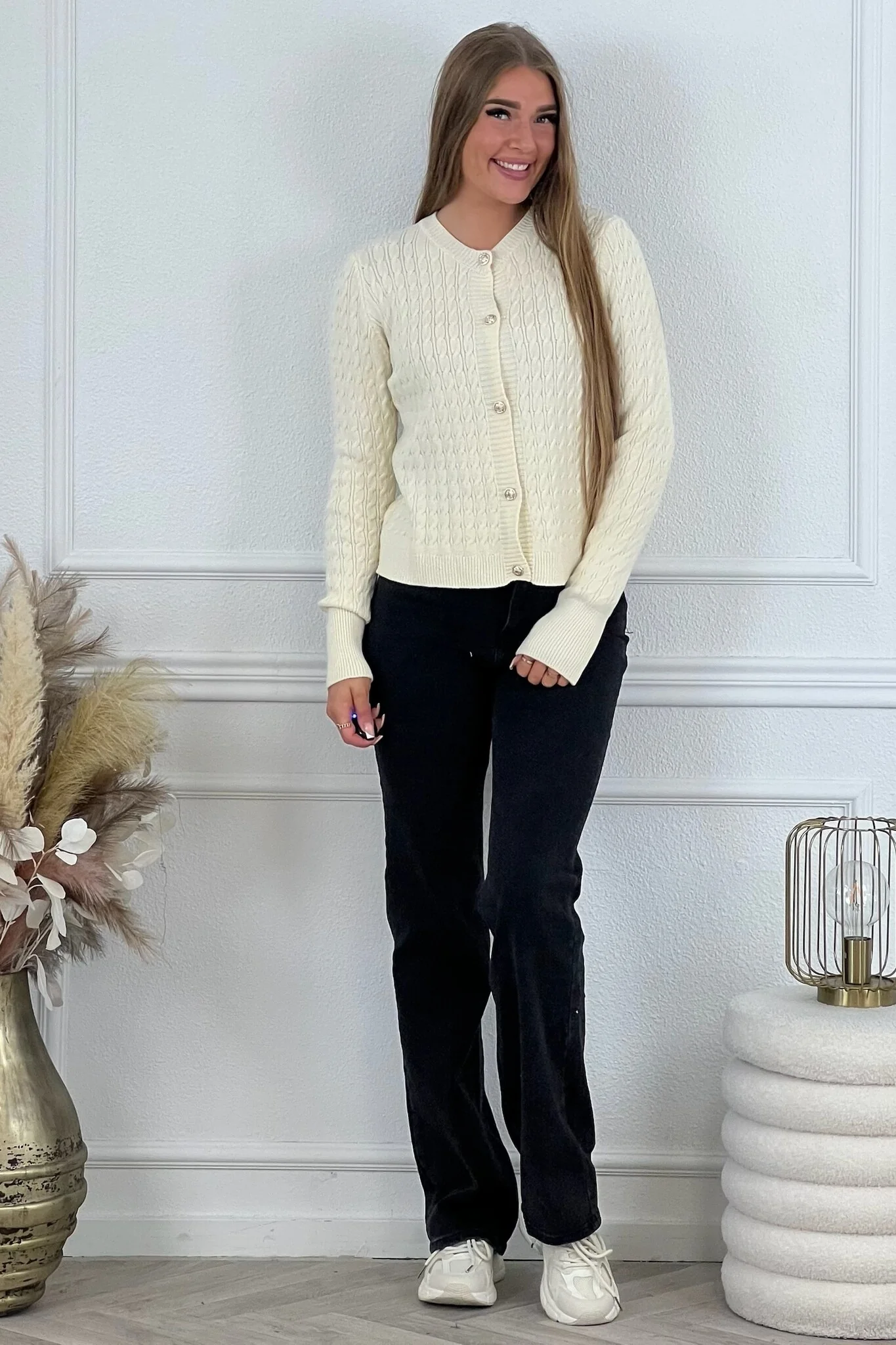 Julie Vest - Creme - Image 3