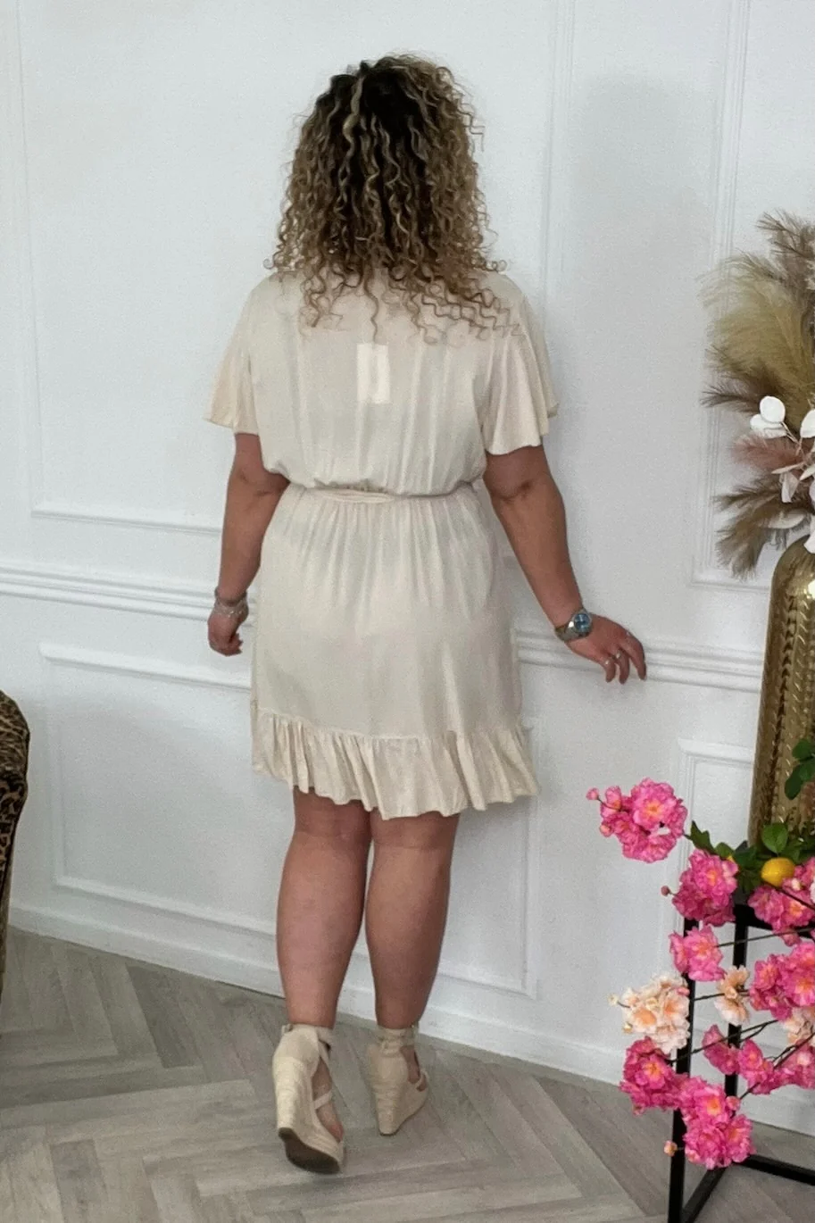Kae Strik Dress - Beige - Image 3