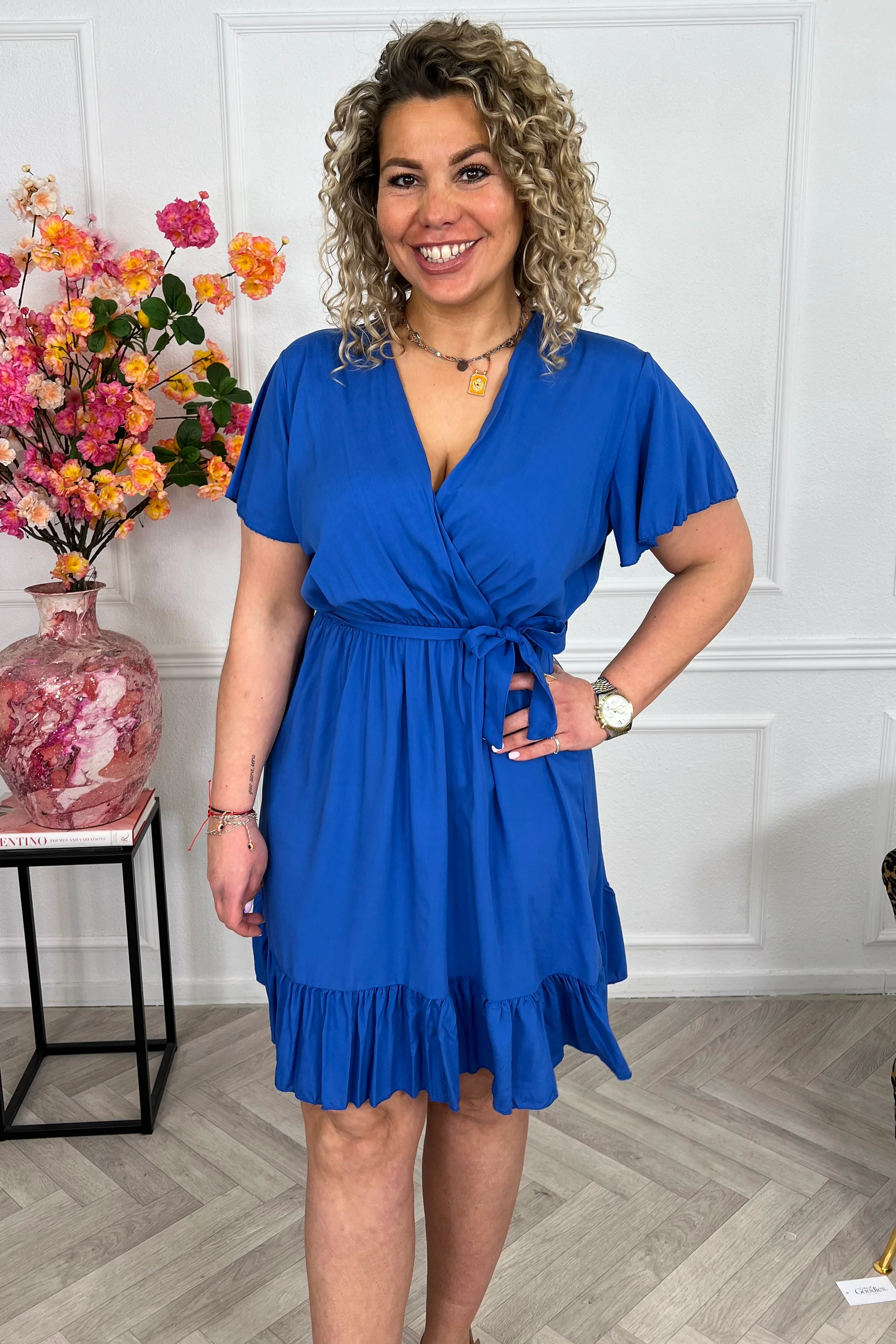 Kae Strik Dress - Kobalt