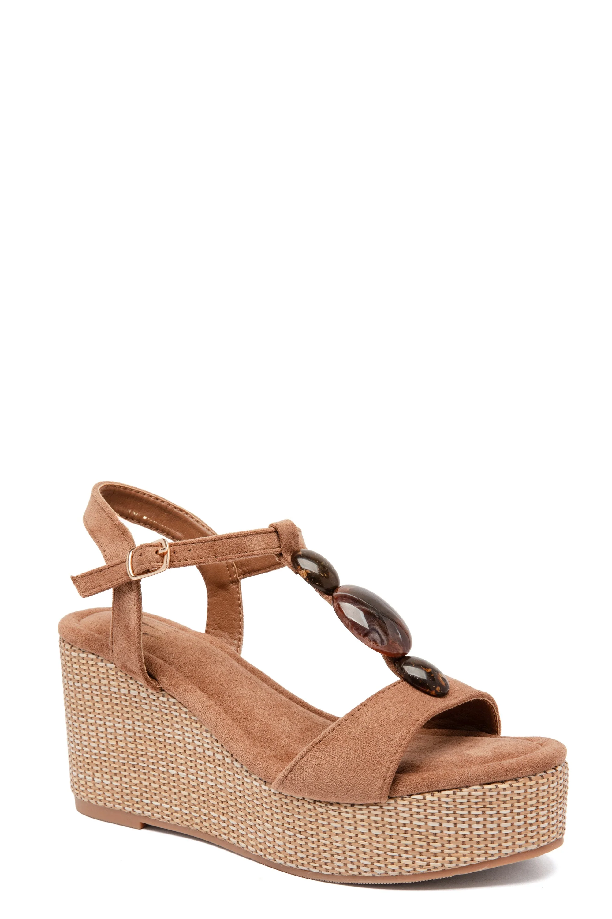Las Palmas Stones Wedges - Camel - Image 2