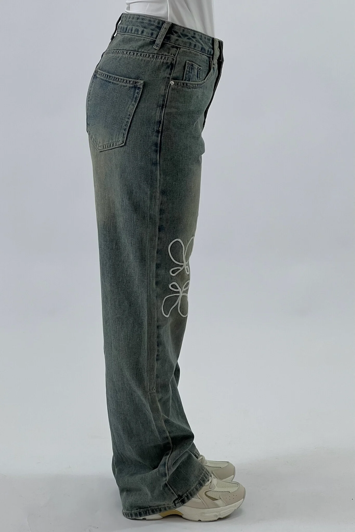 Lena Denim Jeans - Vintage blue - Image 3