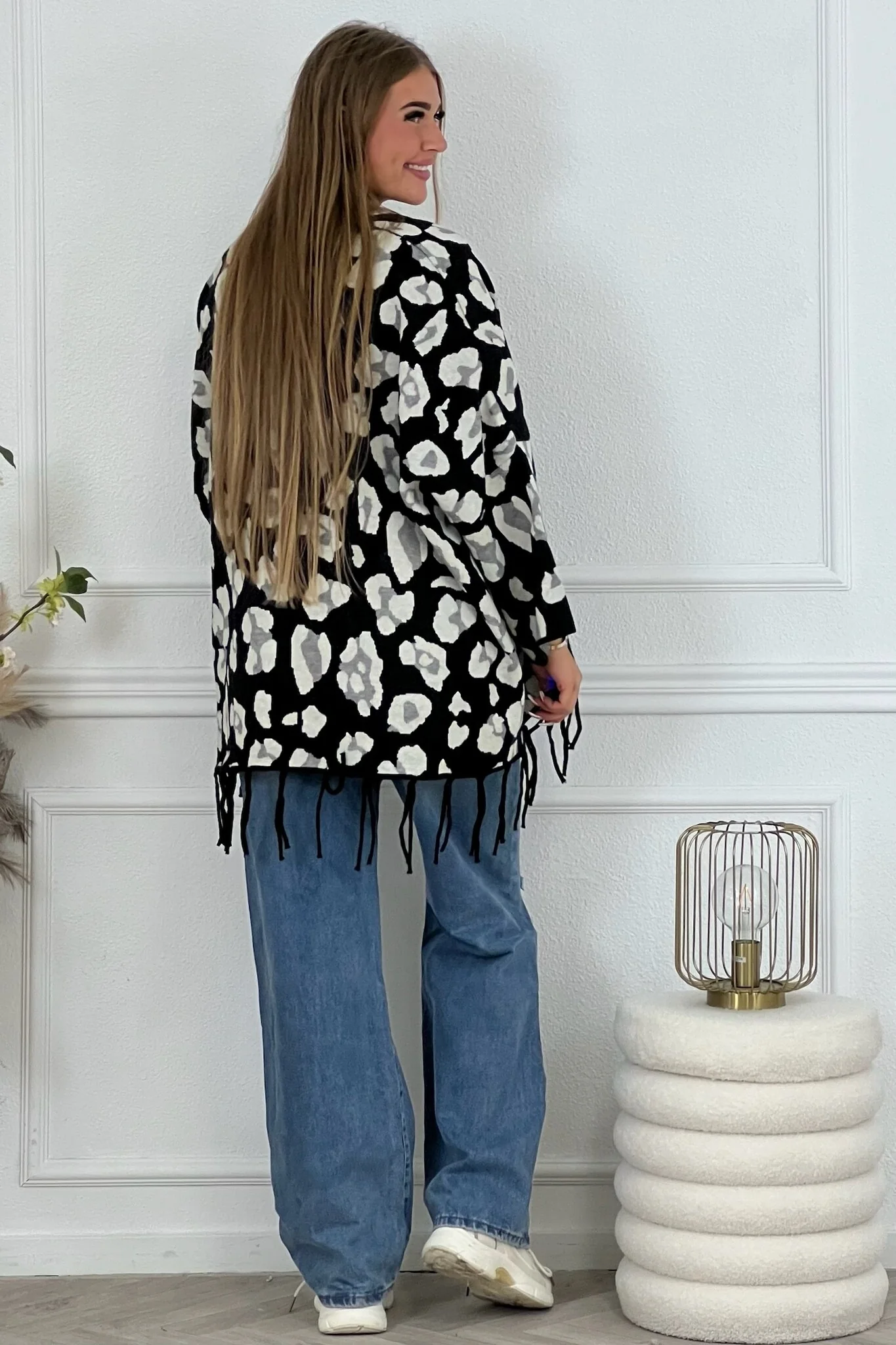 Leopard Spring Vest - Black/Grey - Image 5