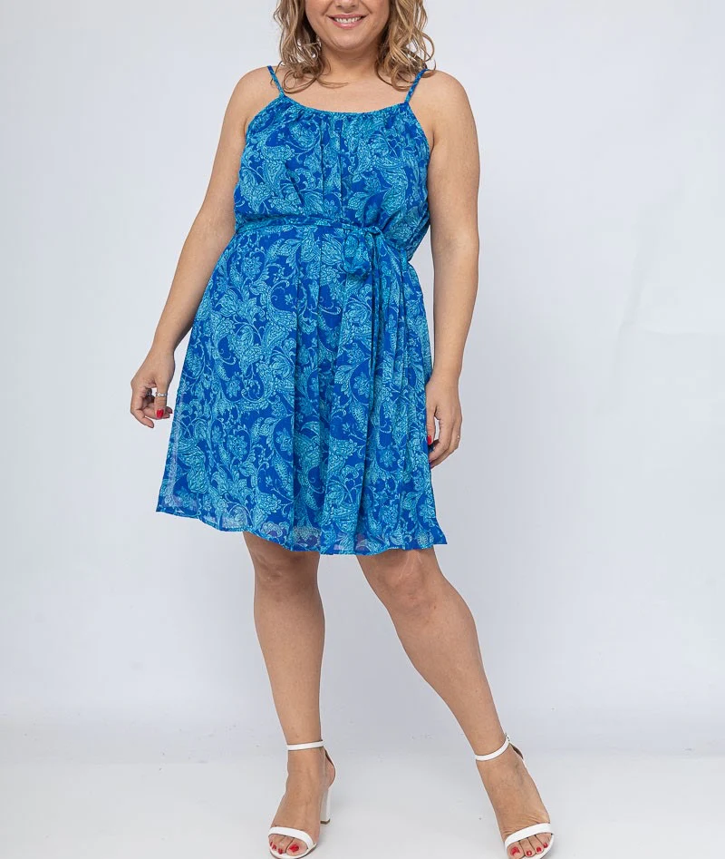 Lily Bliss Sky Dress - Blue - Image 4