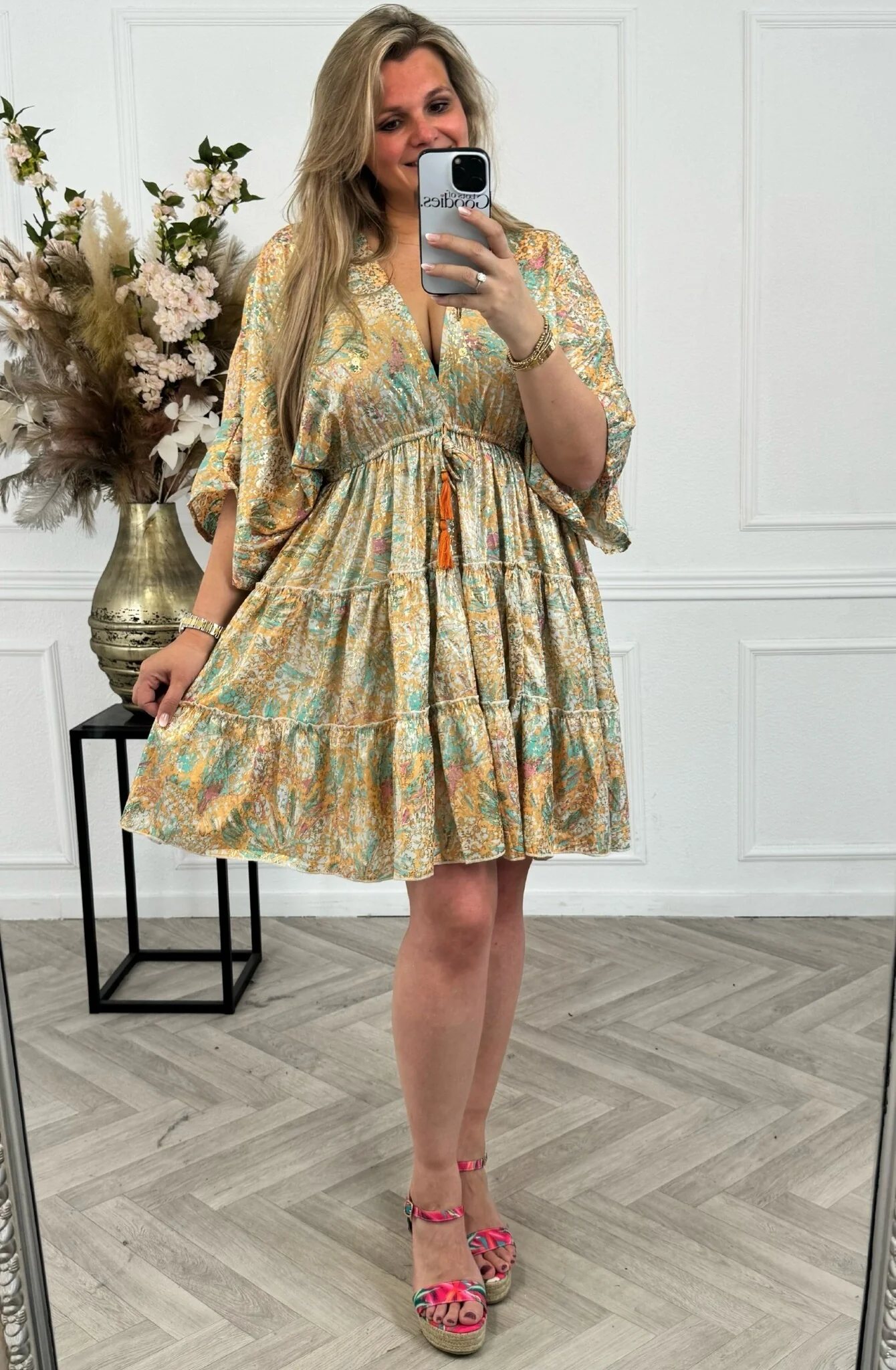 Lily Dress - Leaves Green - Image 3