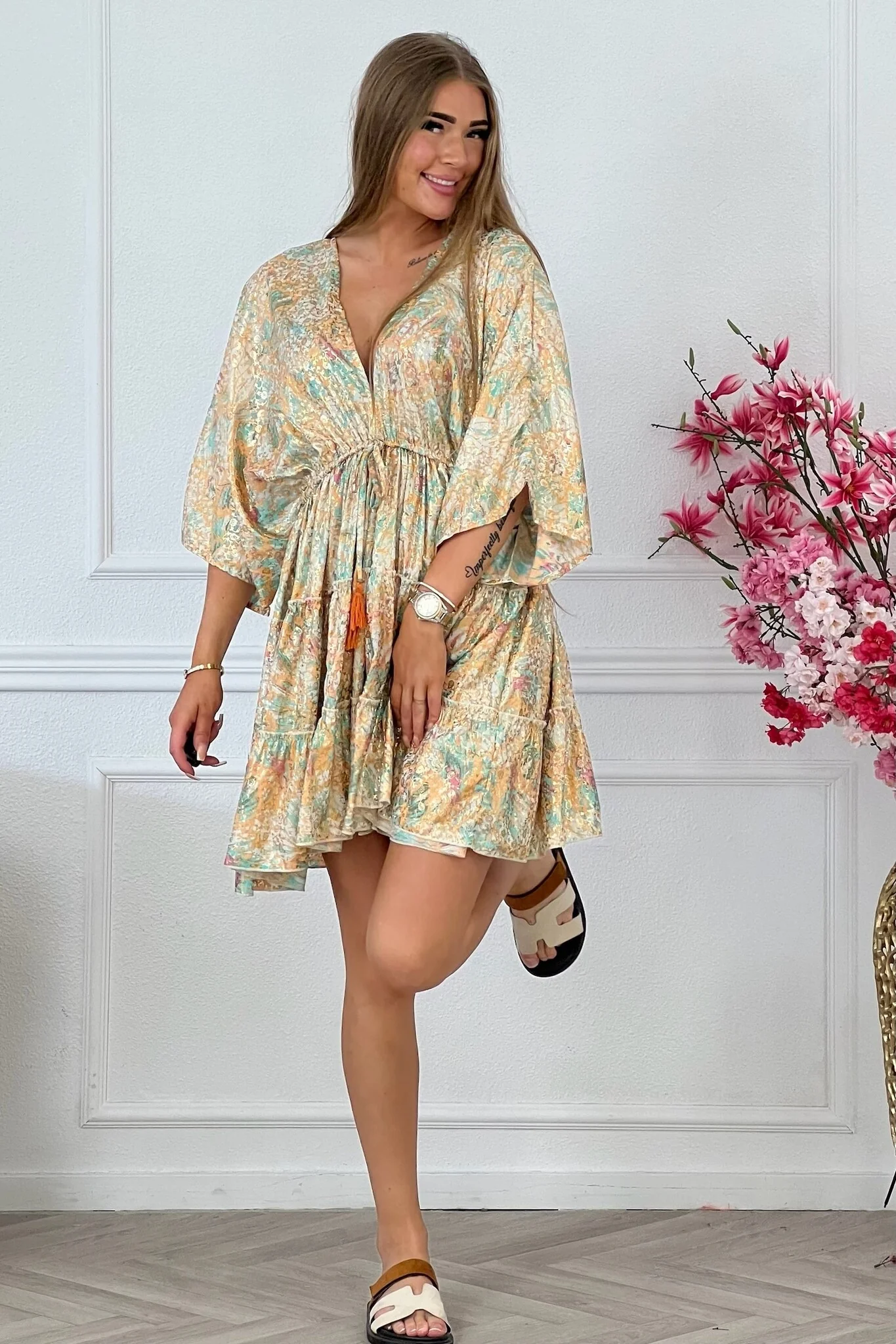 Lily Dress - Leaves Green - Image 5
