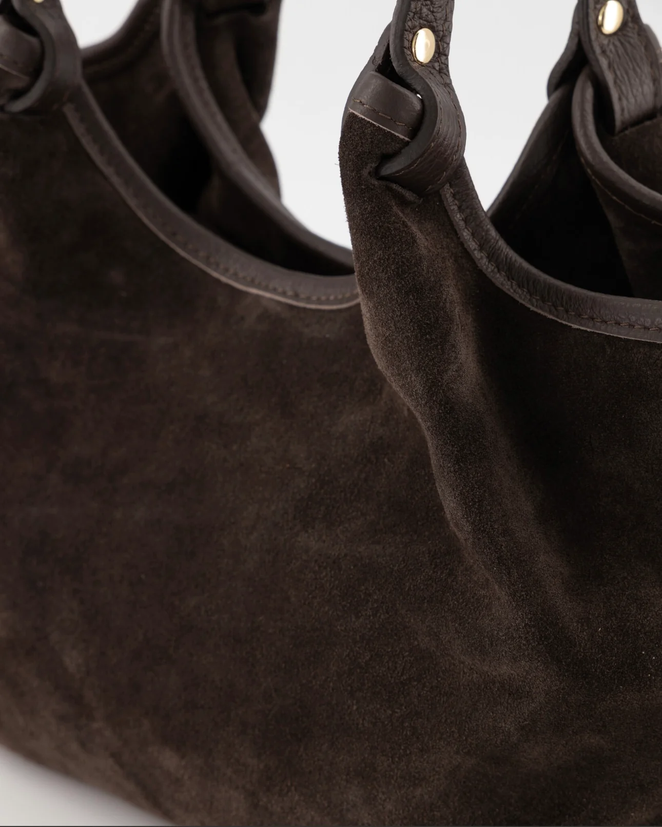 Lou Suede Bag - Dark Brown - Image 4