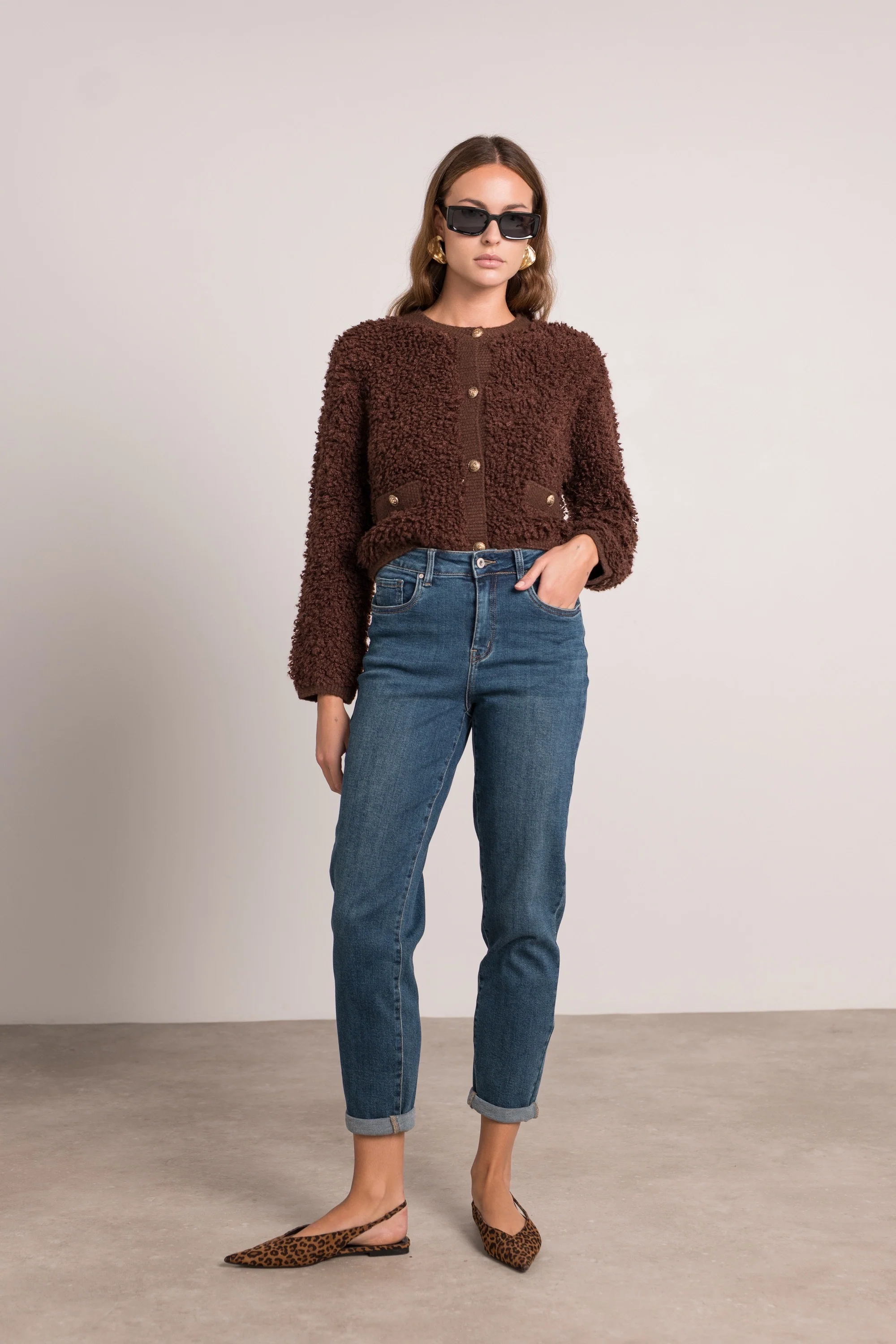Louna Mom Jeans - Blue - Image 4
