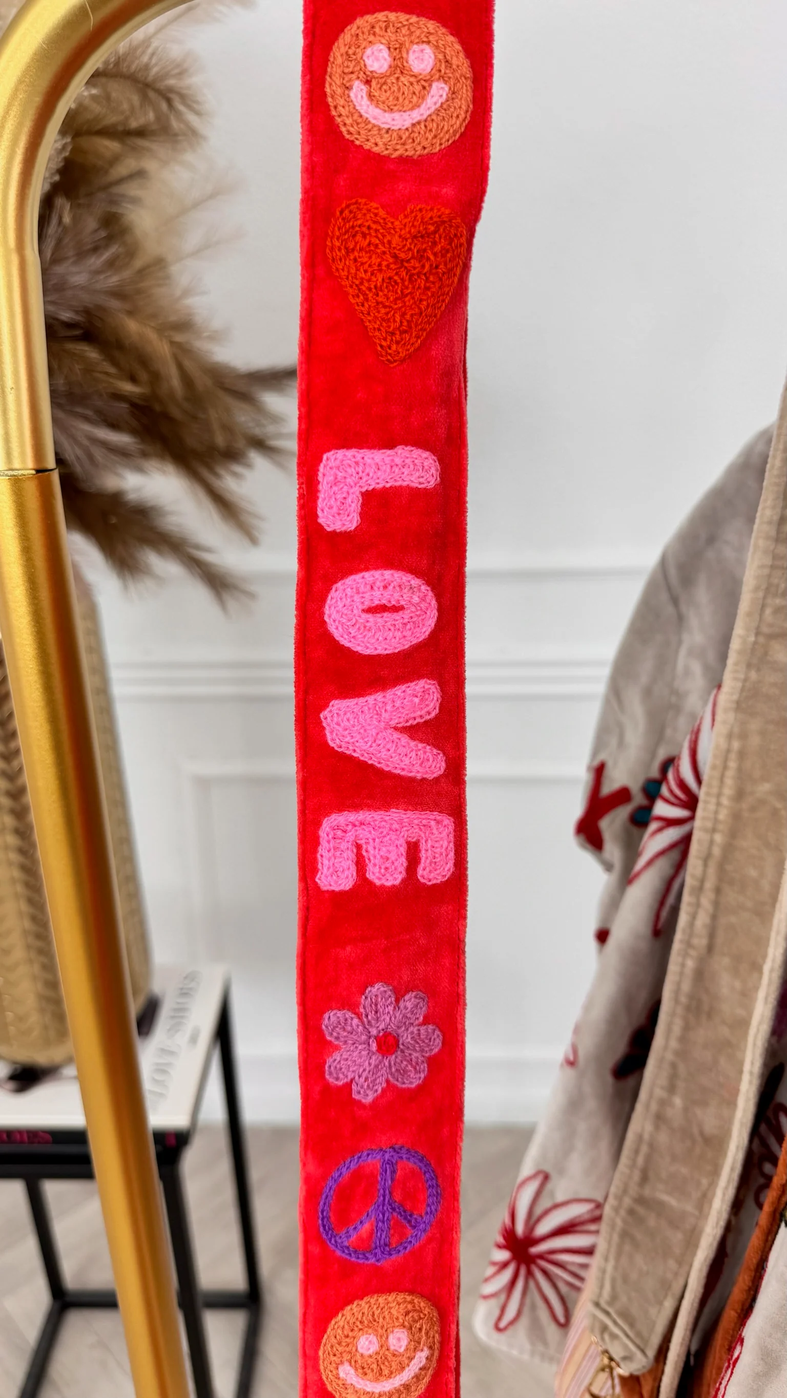 Love Phone Strap - Red