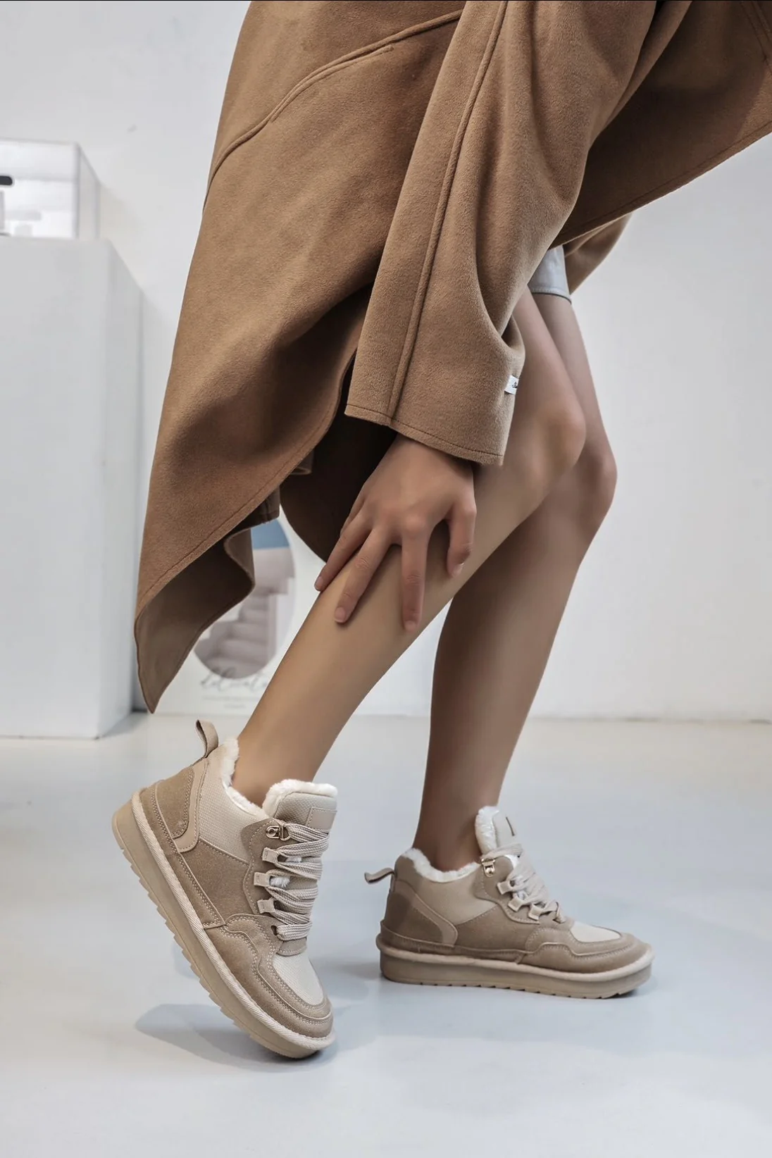 Lowmy Winter Sneaker - Camel