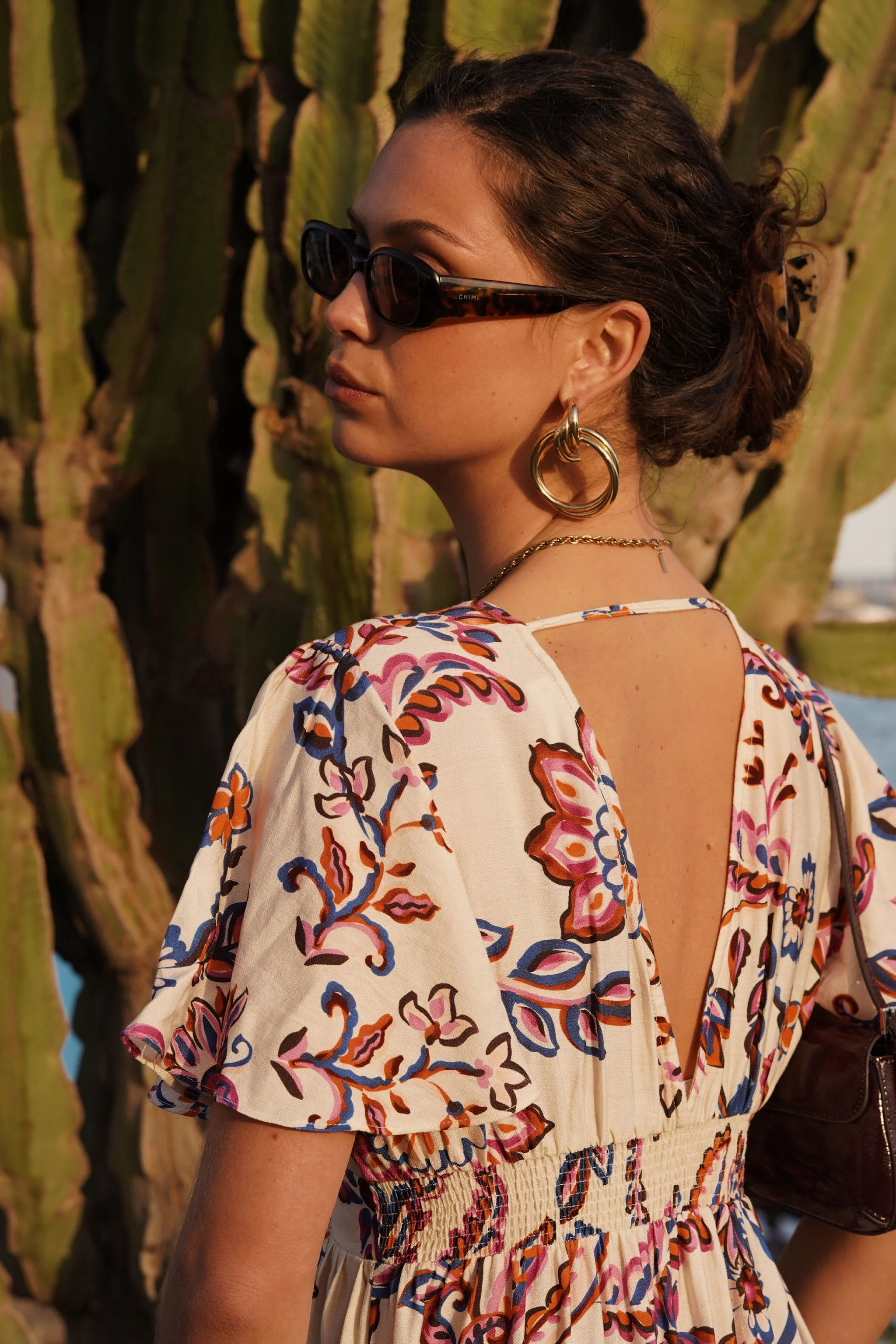 Lucca Paisley Flowers Dress - White/Multi - Image 4