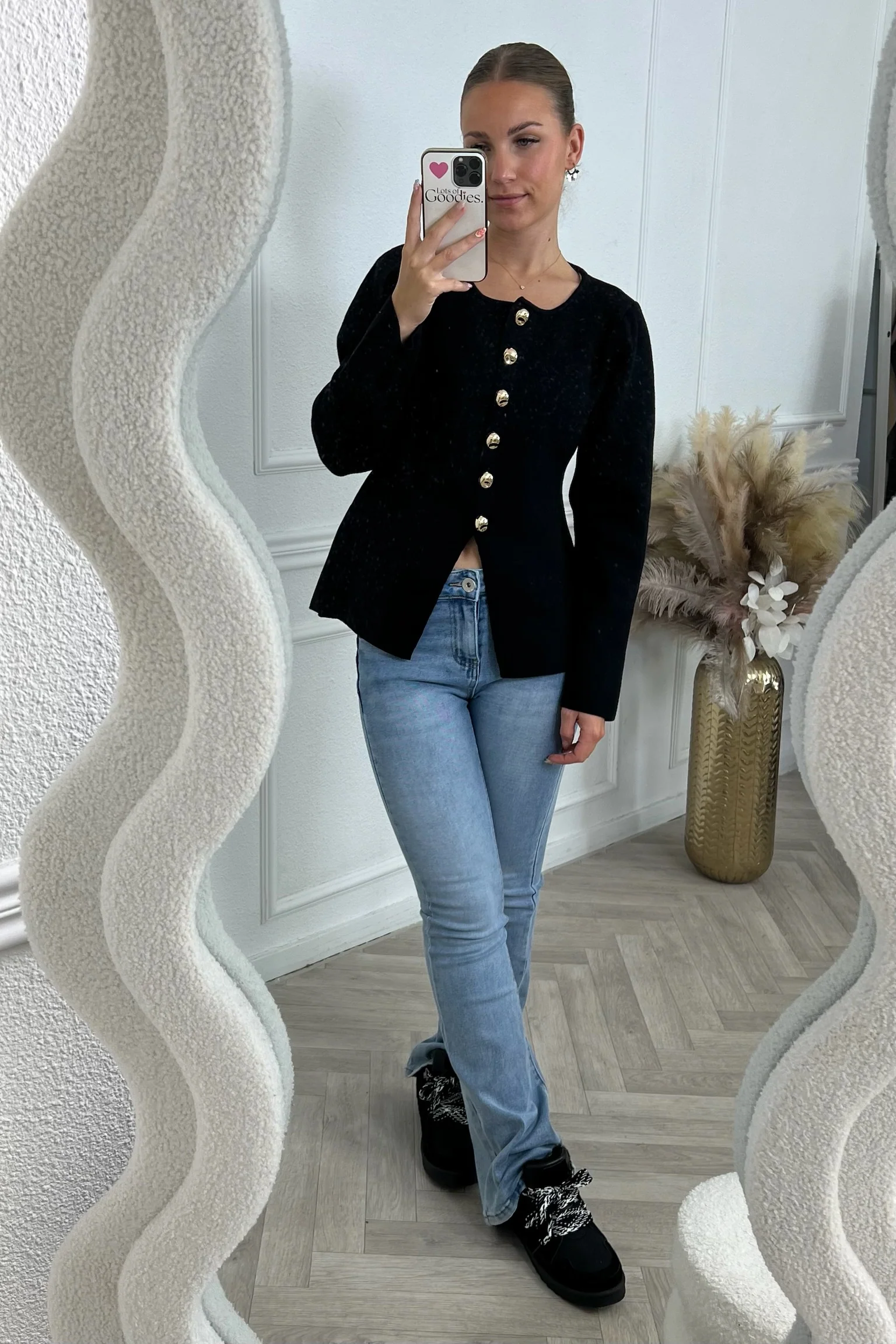 Luna Winter Sneaker - Black - Image 6