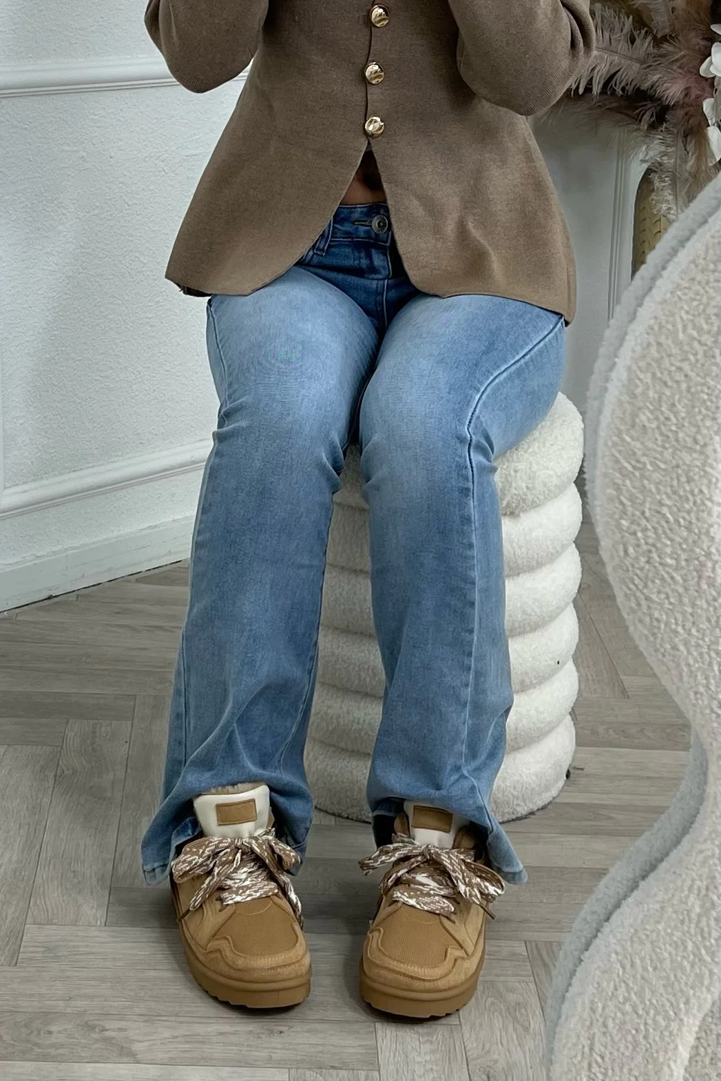 Luna Winter Sneaker - Camel - Image 3