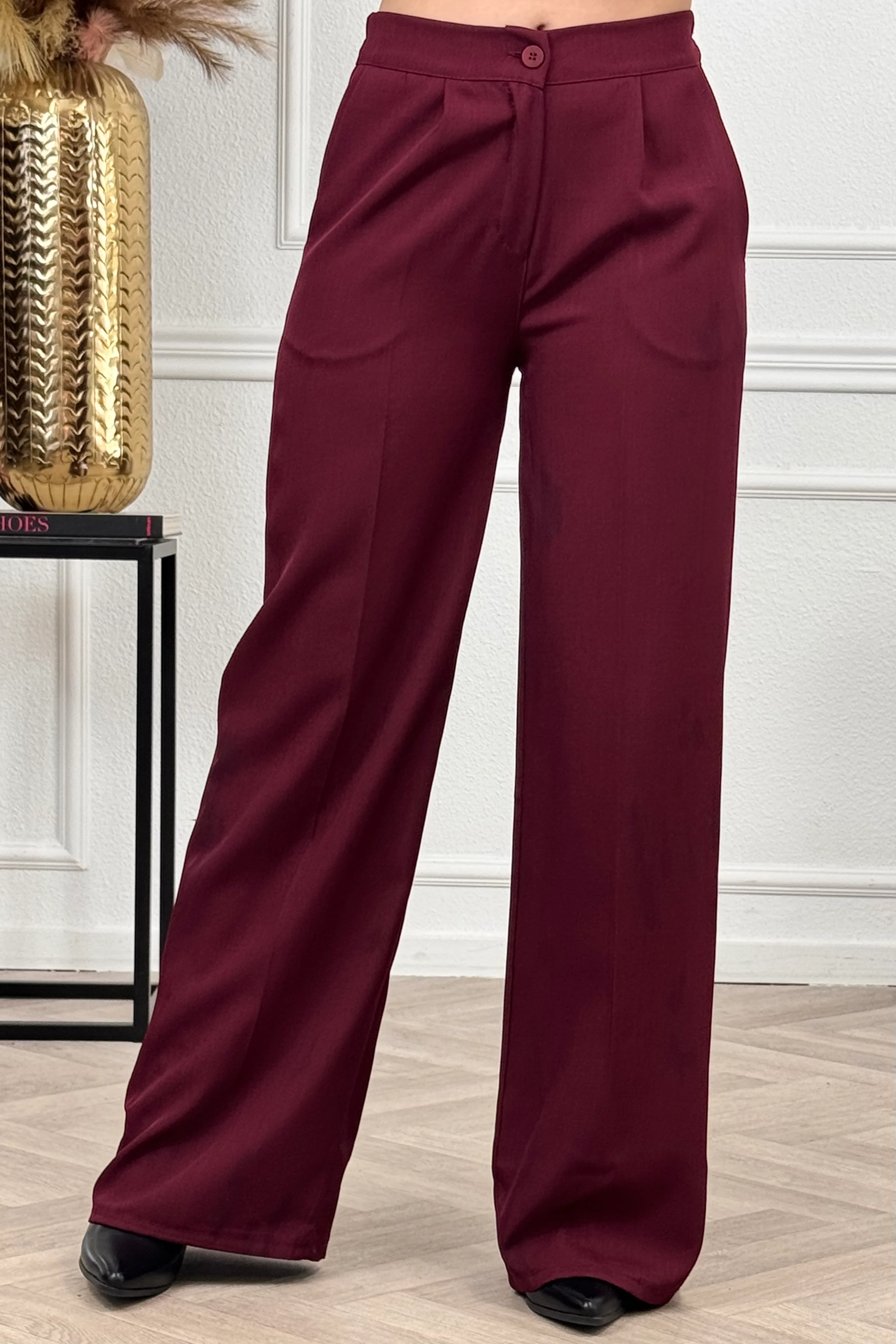 Classy Chloé Pantalon - Bordeaux - Image 2