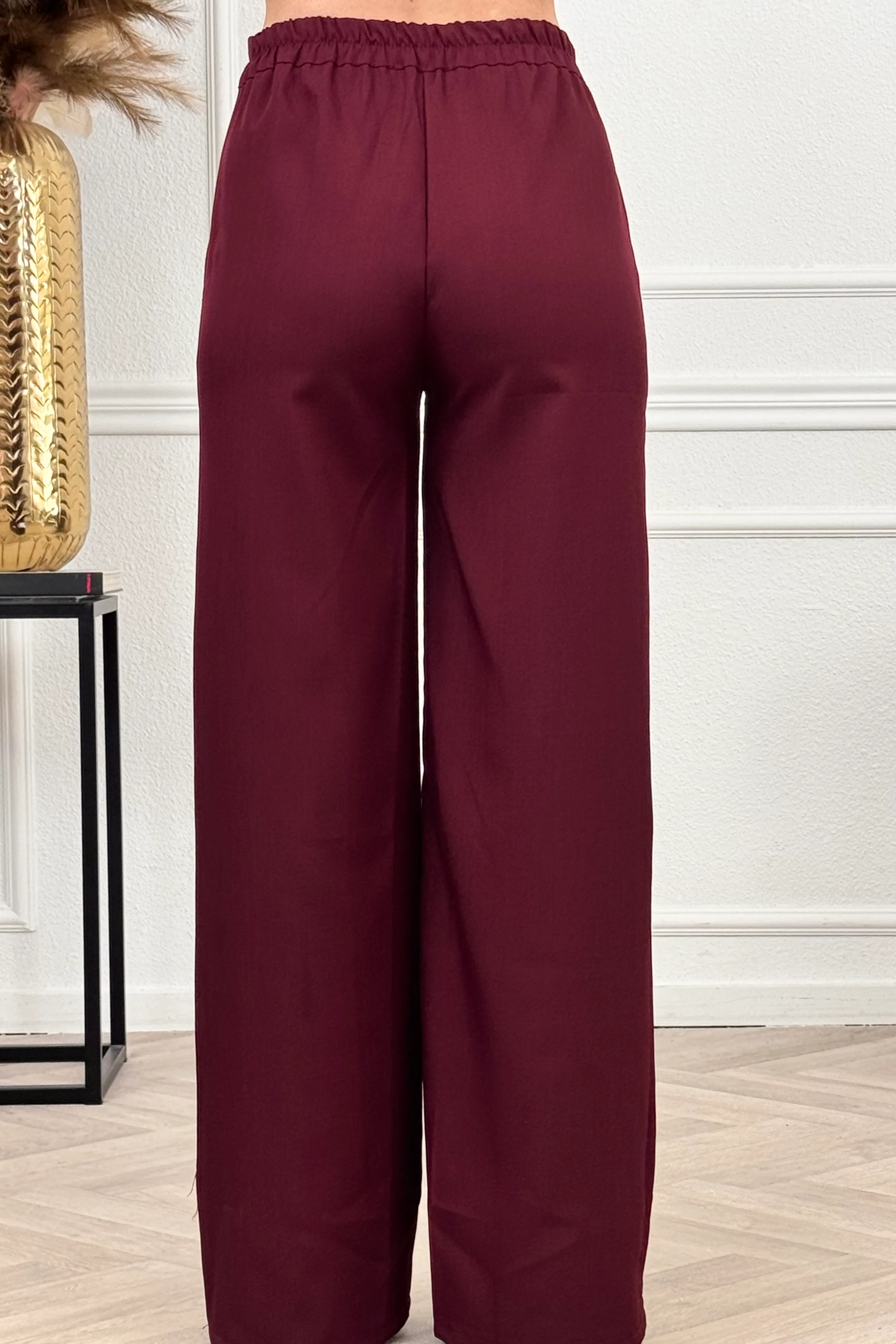 Classy Chloé Pantalon - Bordeaux - Image 3
