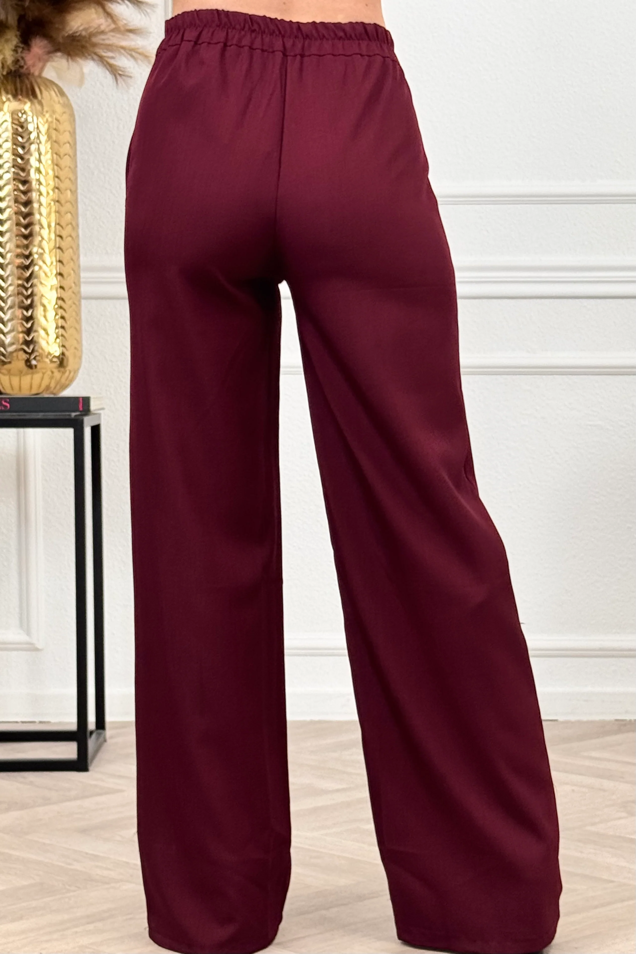 Classy Chloé Pantalon - Bordeaux - Image 4