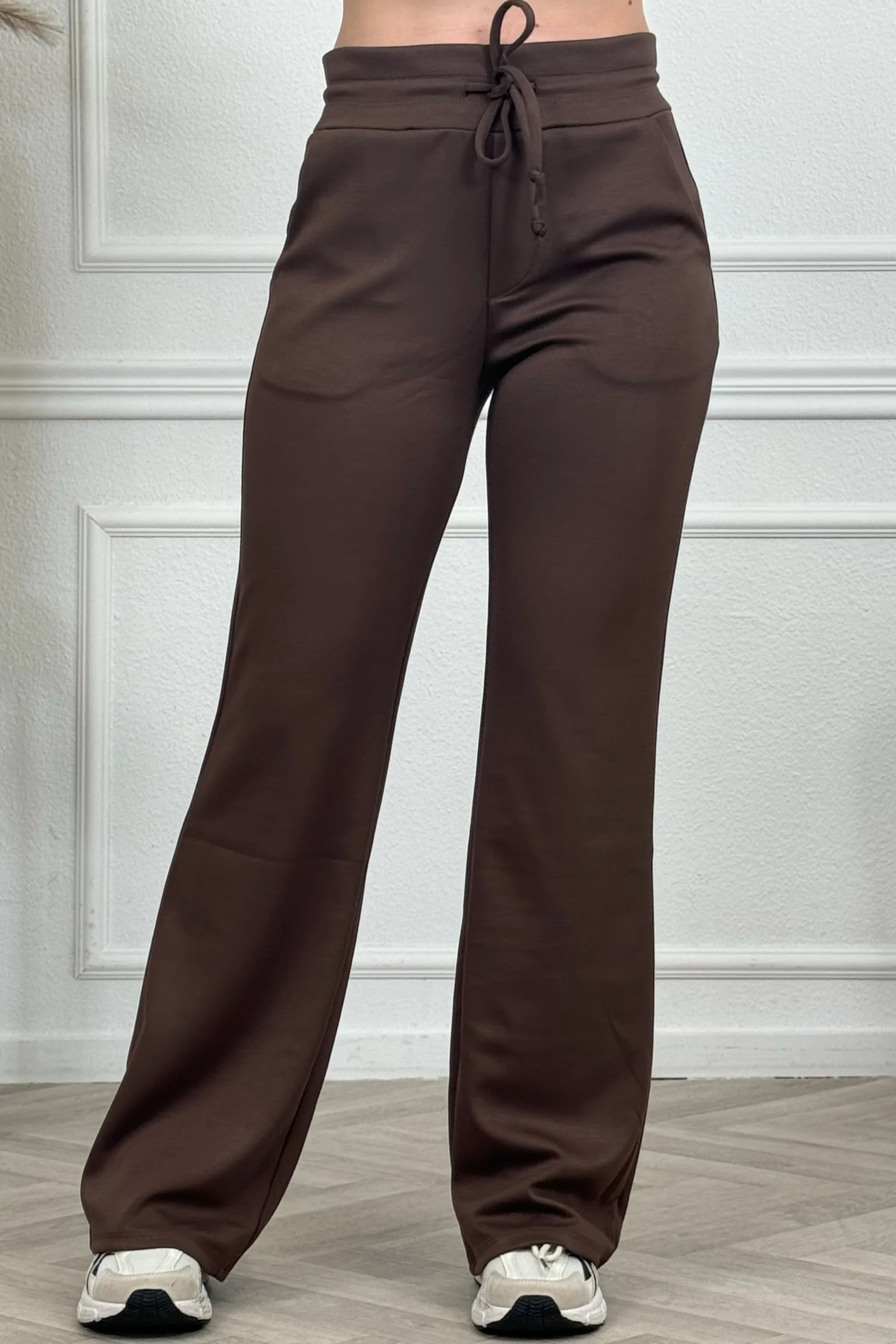 Luxury Scuba Pants - Chocolate - Image 3