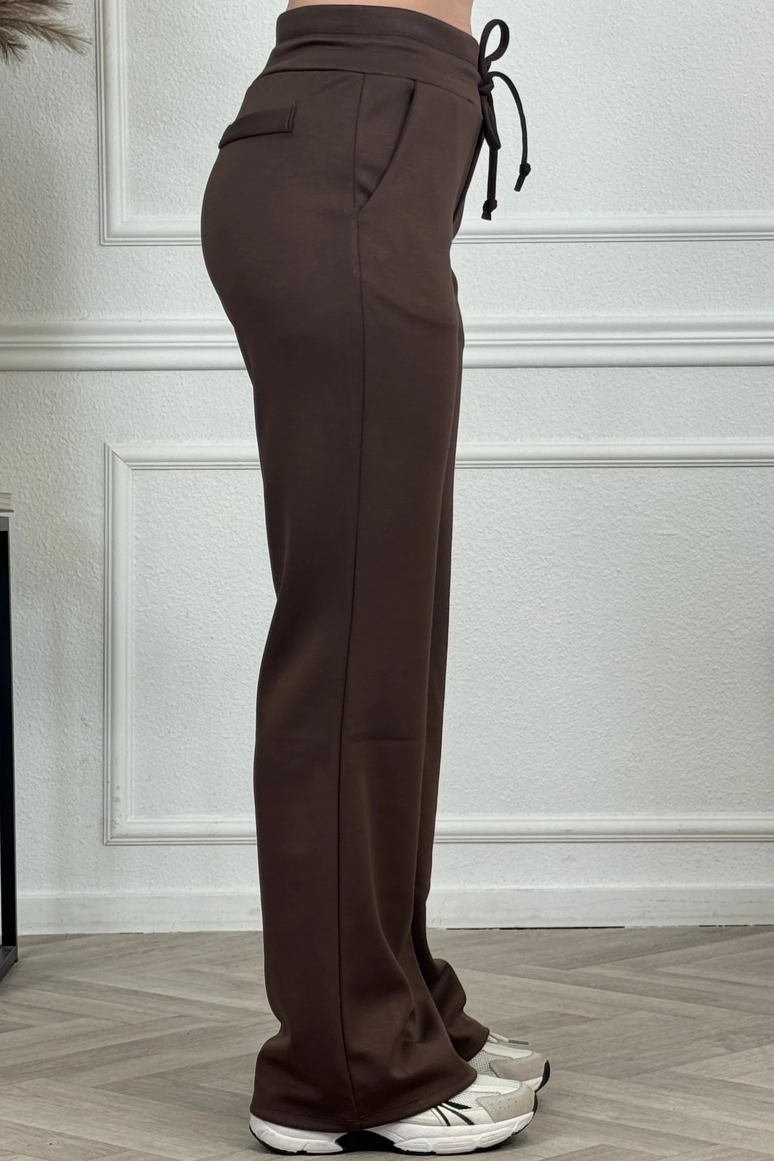 Luxury Scuba Pants - Chocolate - Image 4