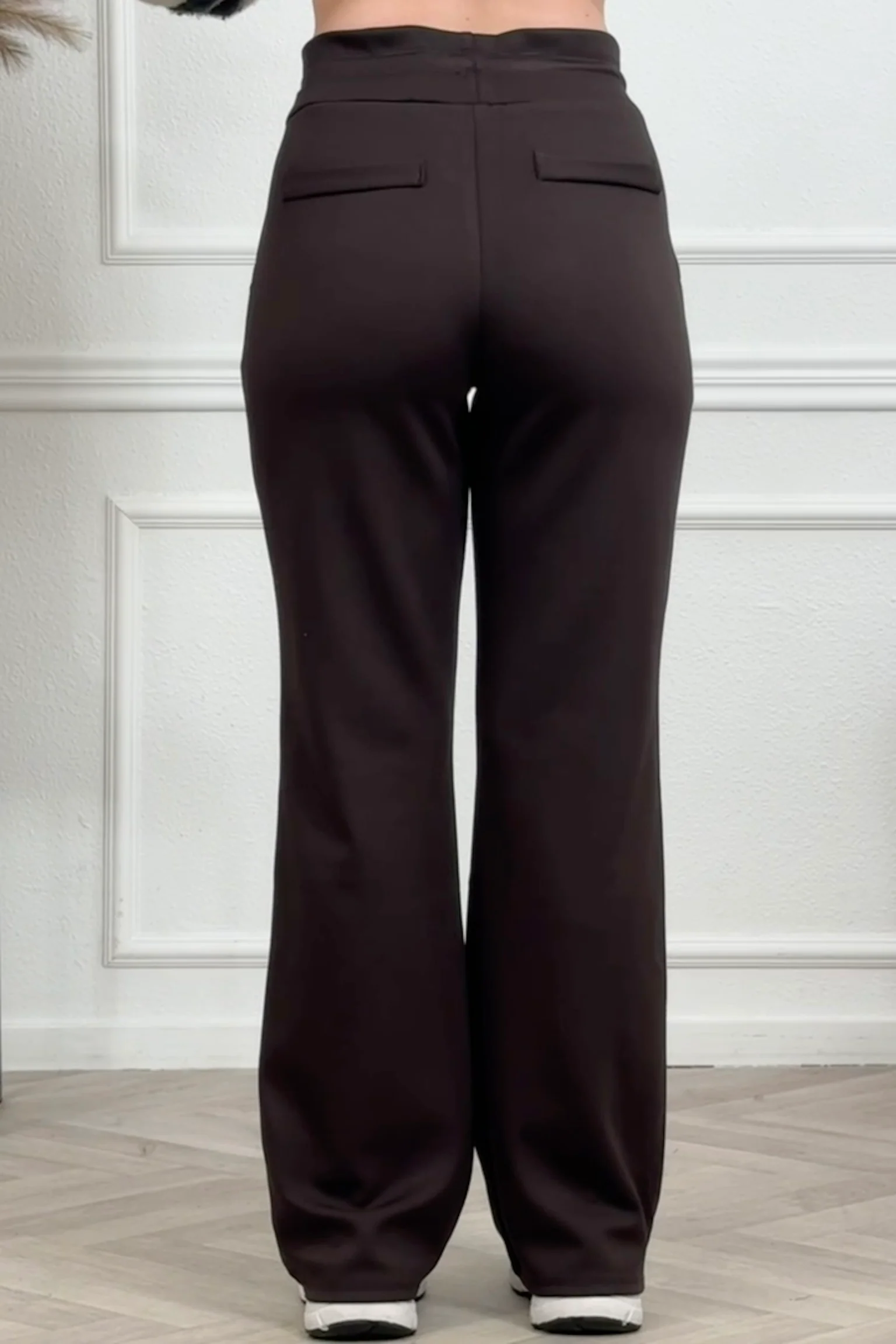 Luxury Scuba Pants - Dark Brown - Image 5
