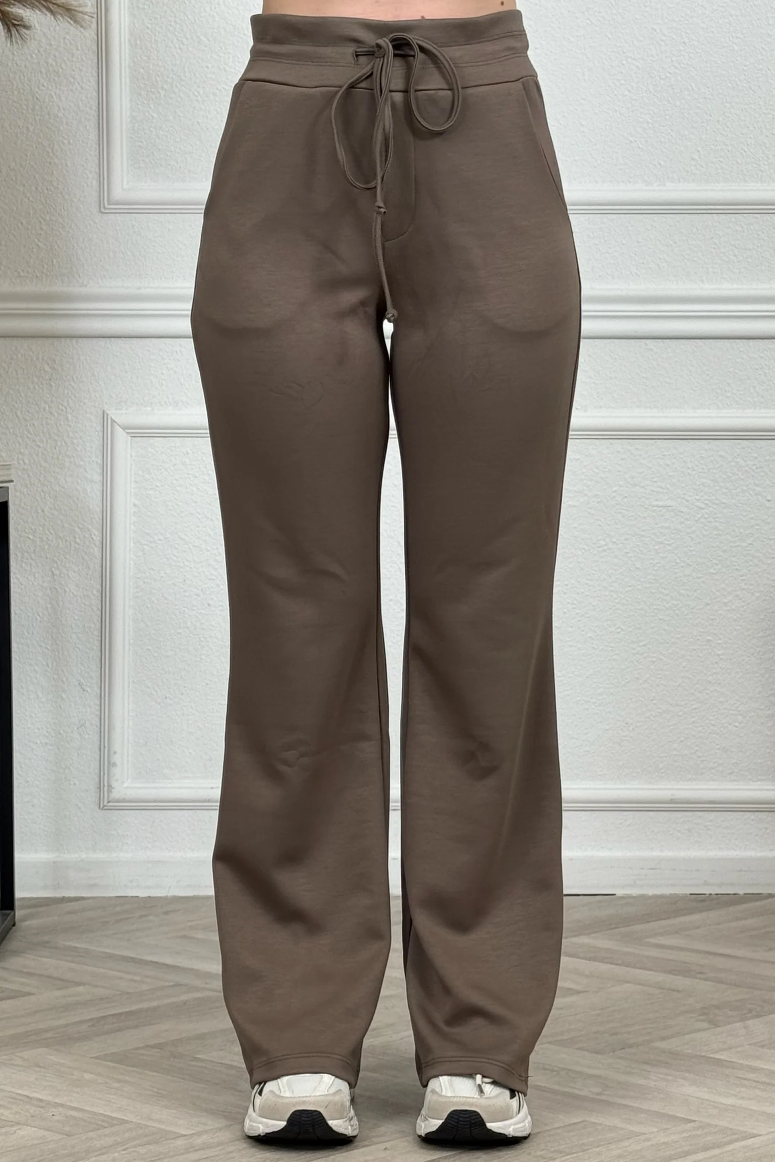 Luxury Scuba Pants - Taupe - Image 2
