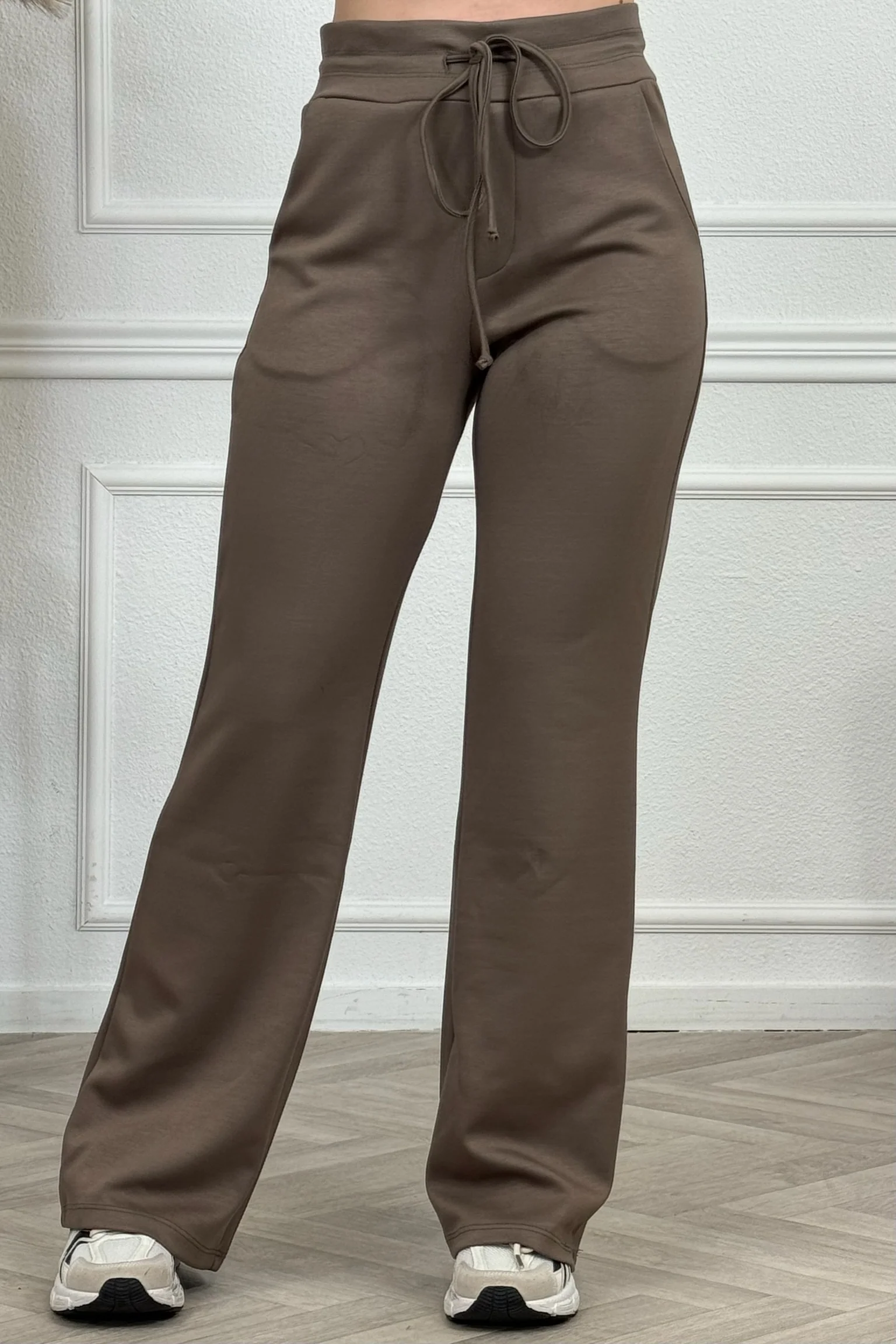 Luxury Scuba Pants - Taupe - Image 3