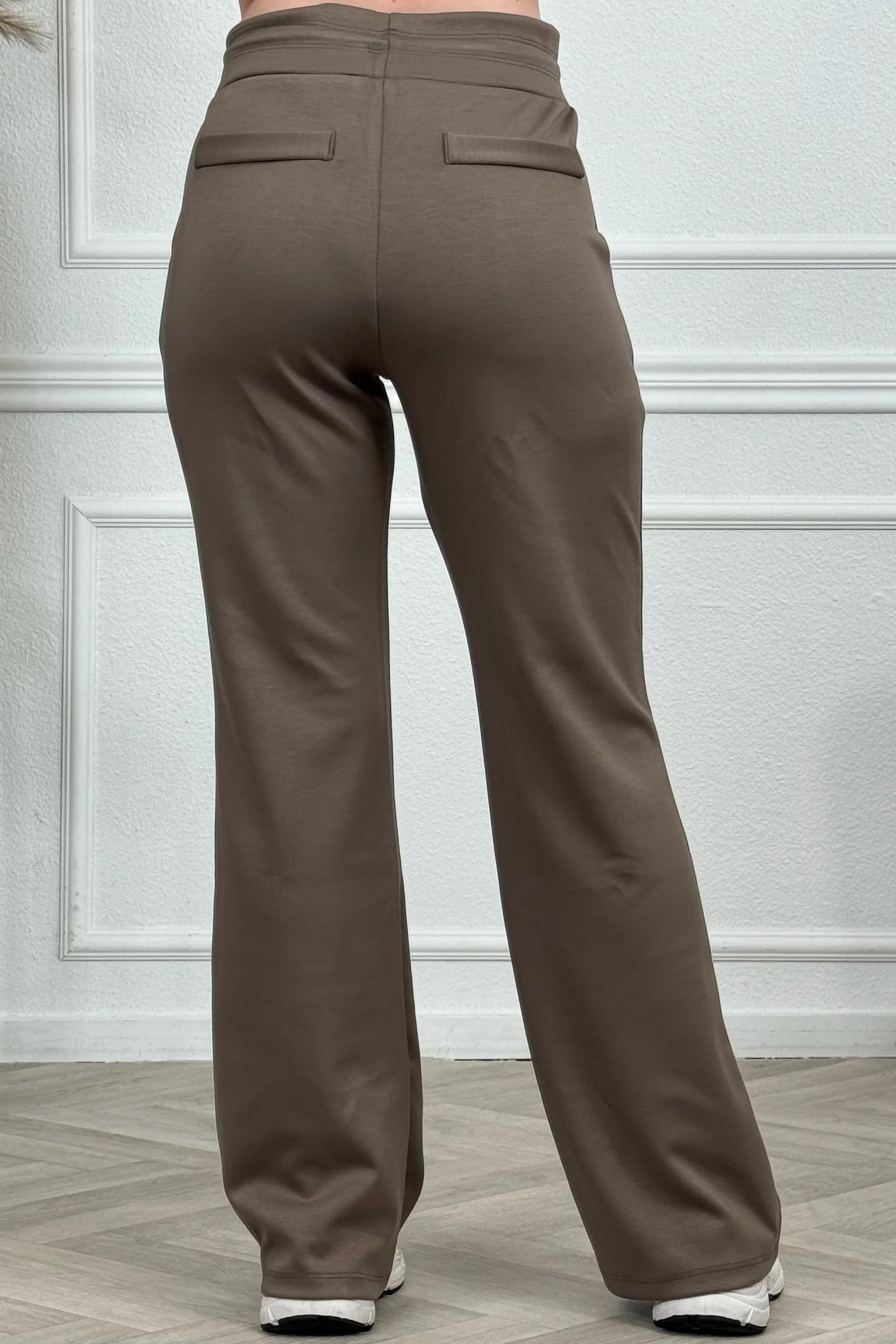 Luxury Scuba Pants - Taupe - Image 5
