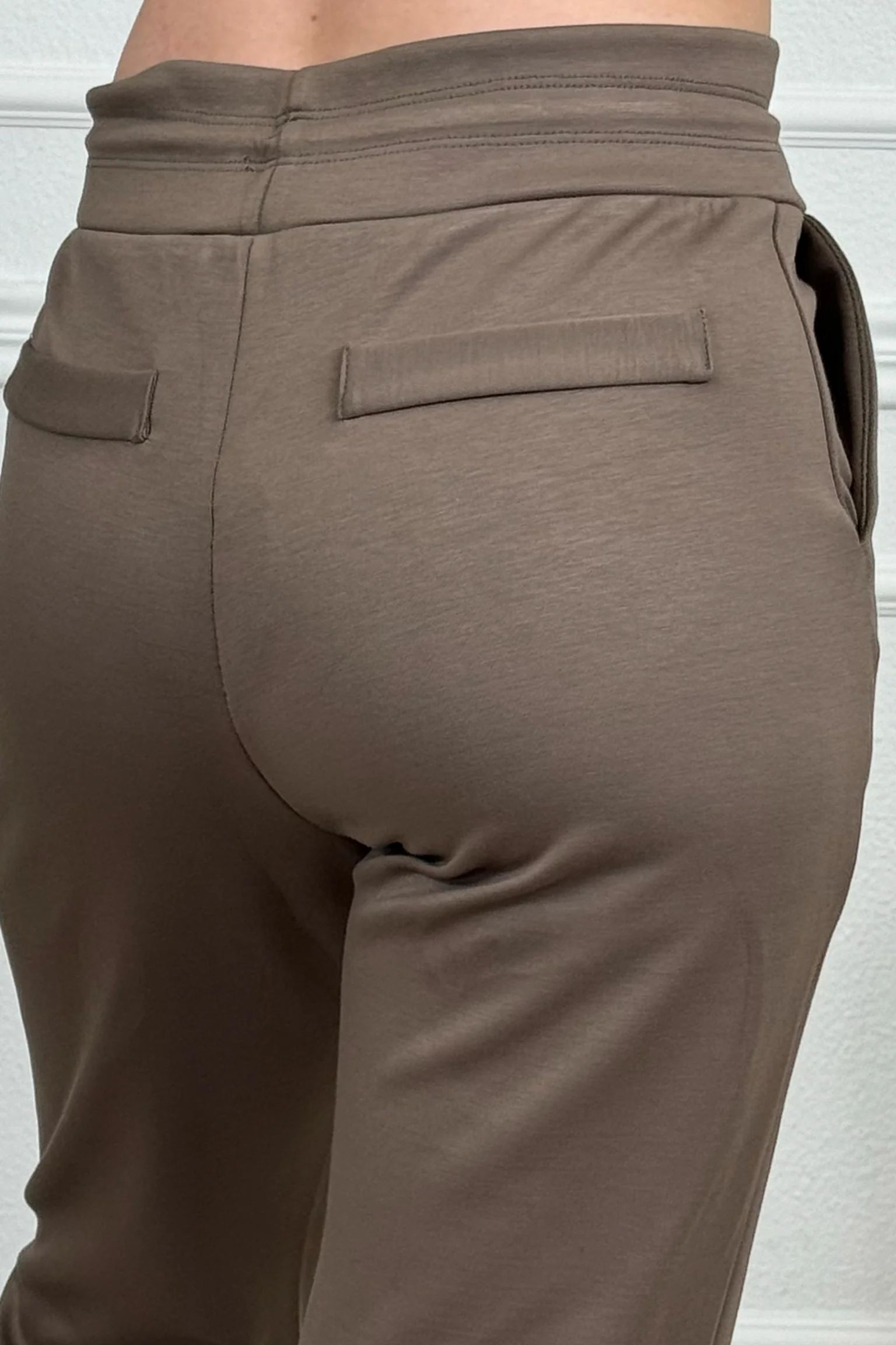 Luxury Scuba Pants - Taupe - Image 6