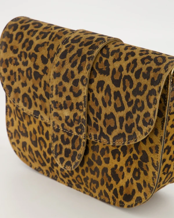 Maan Suede Bag - Leopard - Image 4
