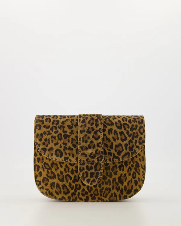 Maan Suede Bag - Leopard - Image 5