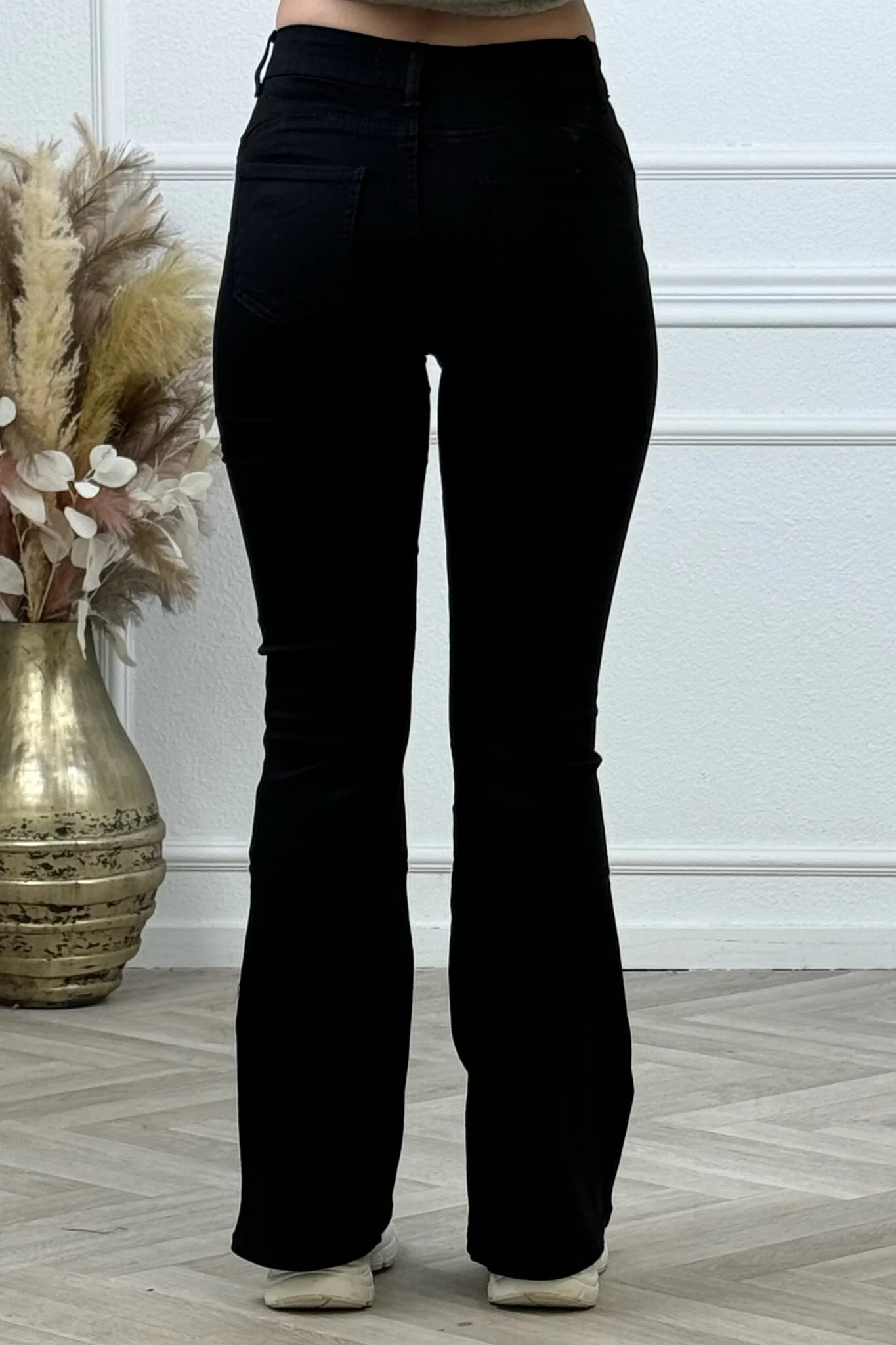 Madison Flared Jeans - Black - Image 6