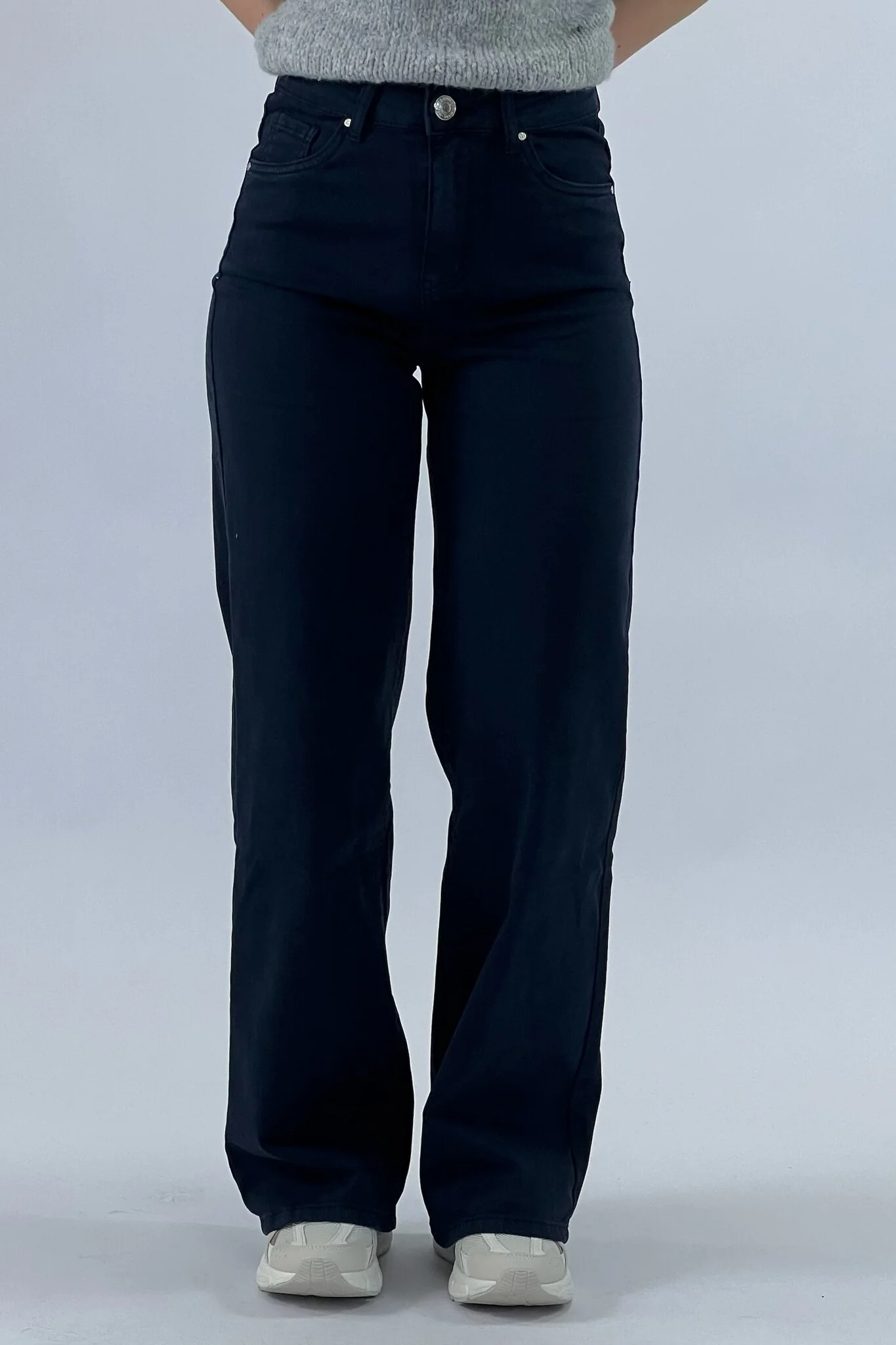 Madison Wide Leg Jeans - Navy