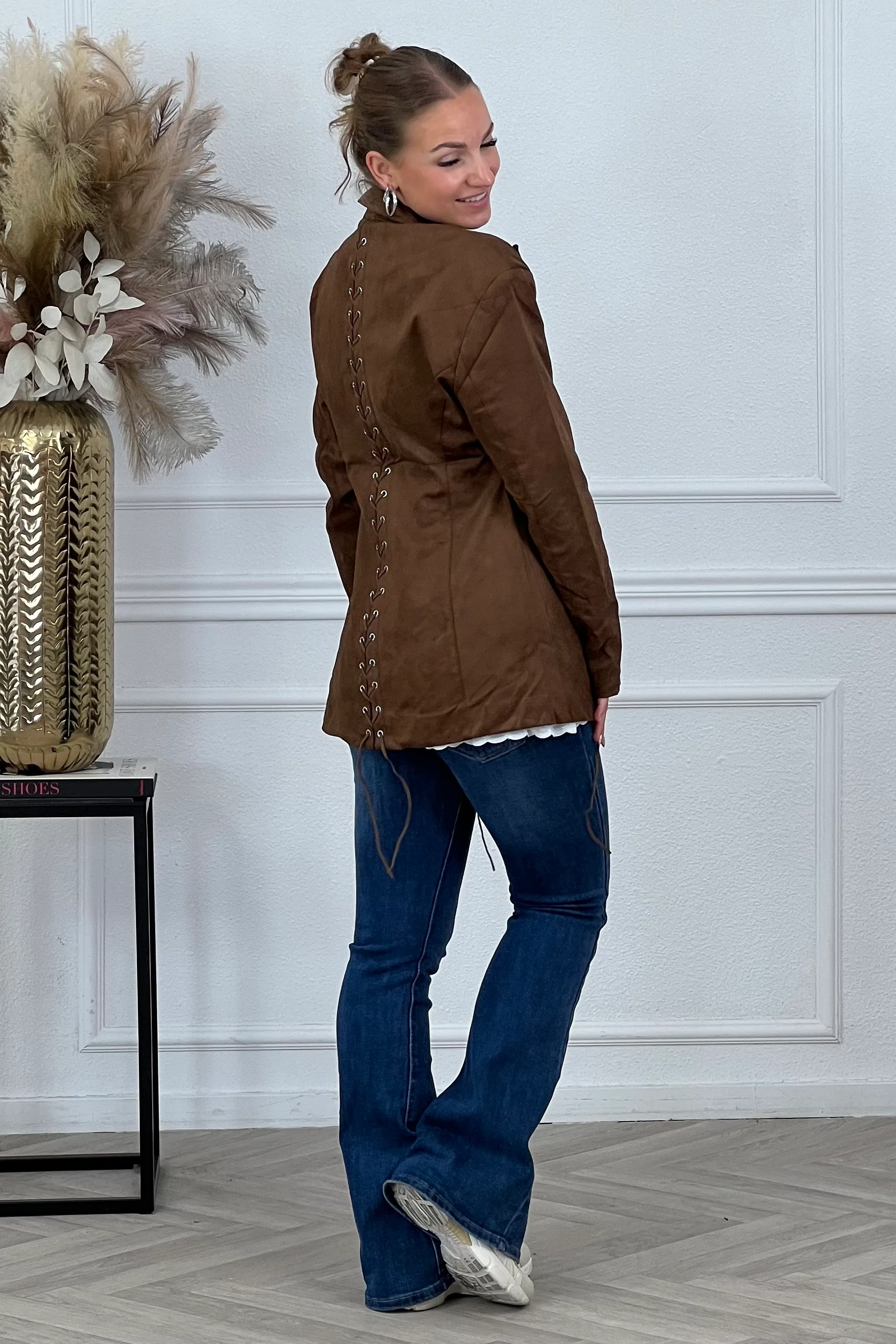 Mid Western Braided jacket - Brown - Image 3