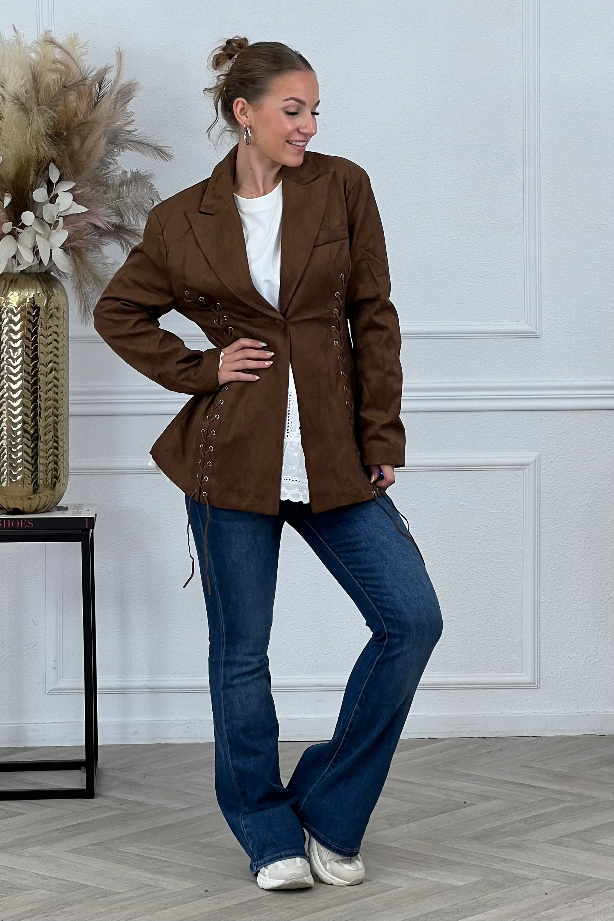 Mid Western Braided jacket - Brown - Image 4