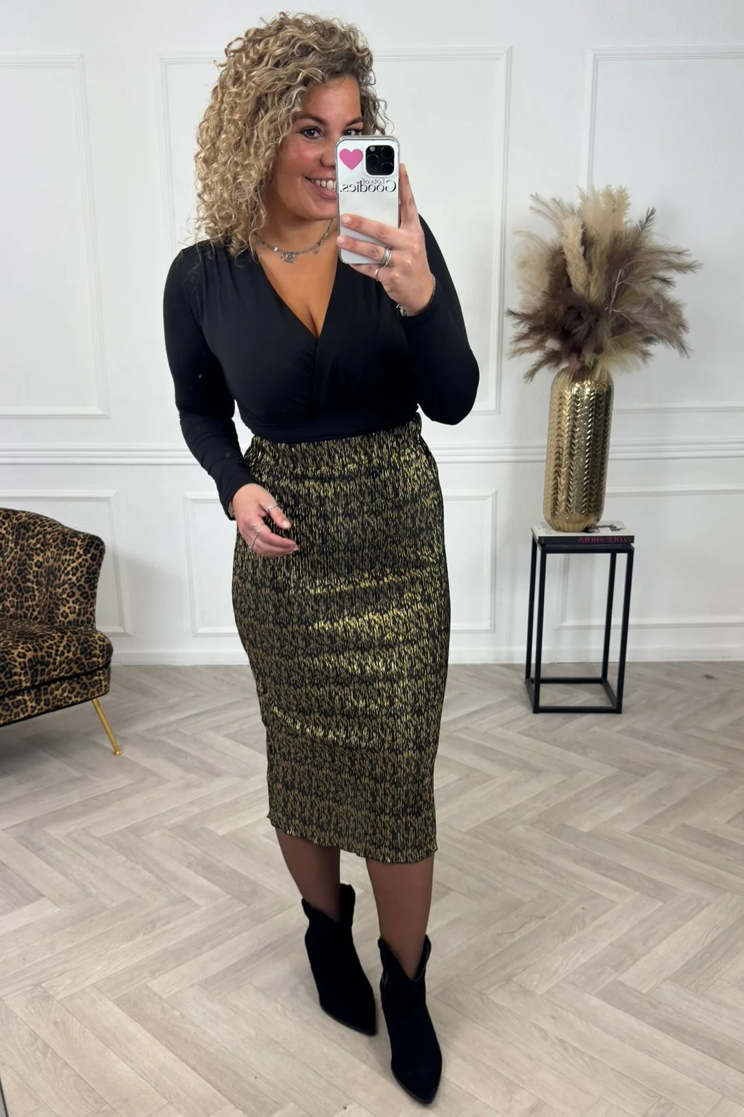 Midnight Pencil Skirt - Black