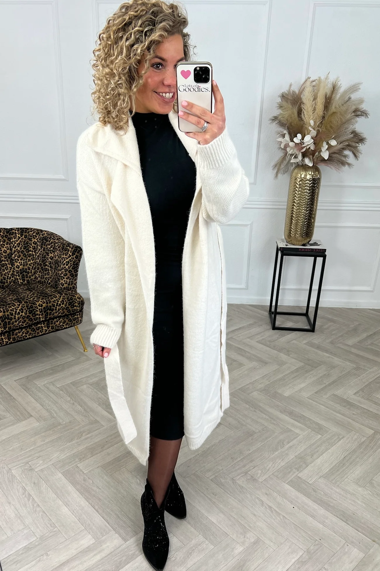 Mila Belted Vest - Beige - Image 4