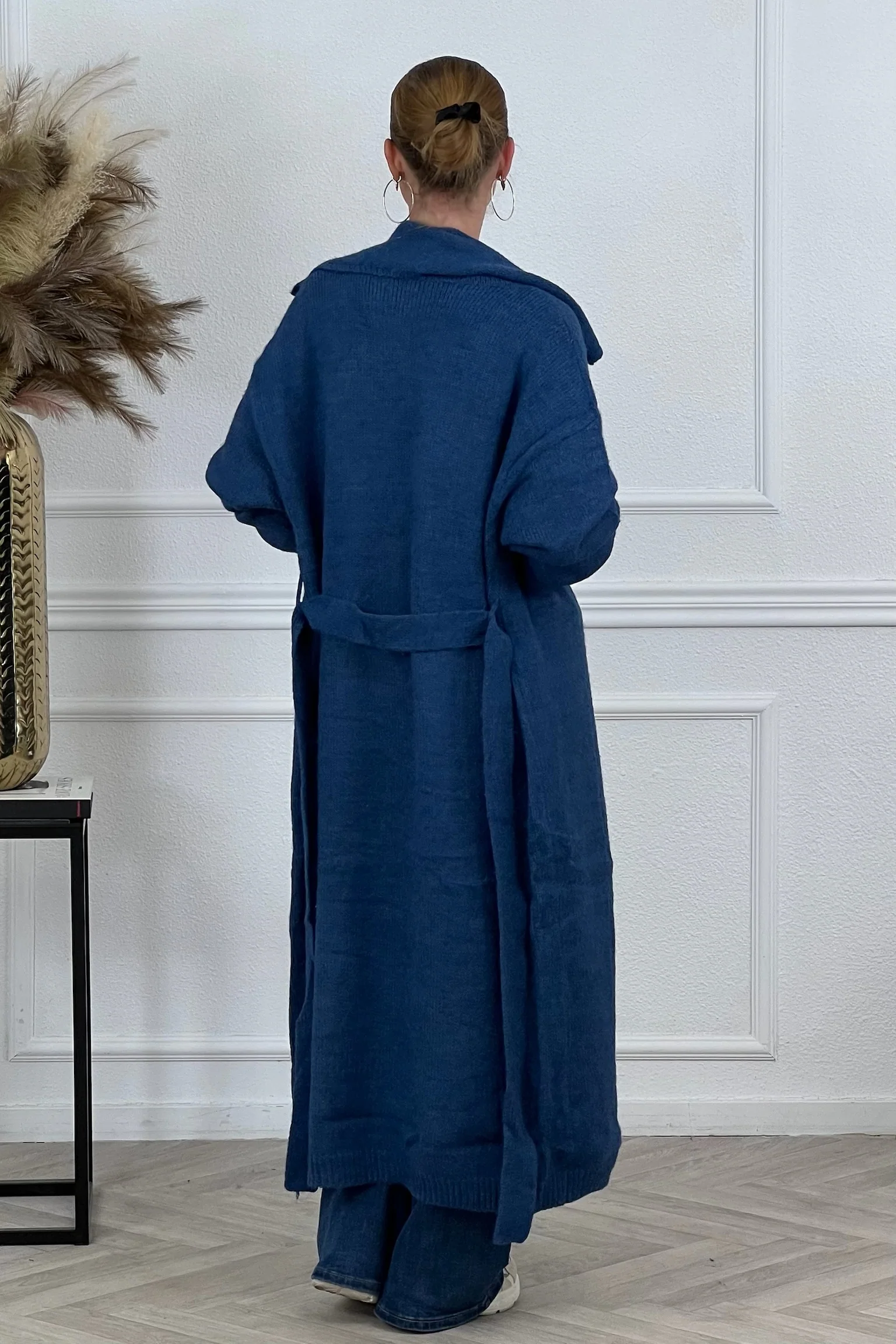 Mila Belted Vest - Blue - Image 7