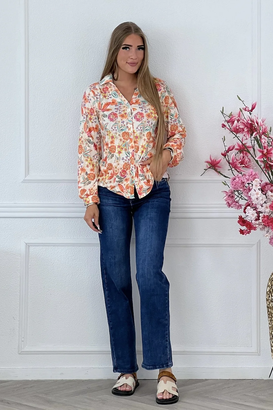 Milly Summer Blouse - Flowers