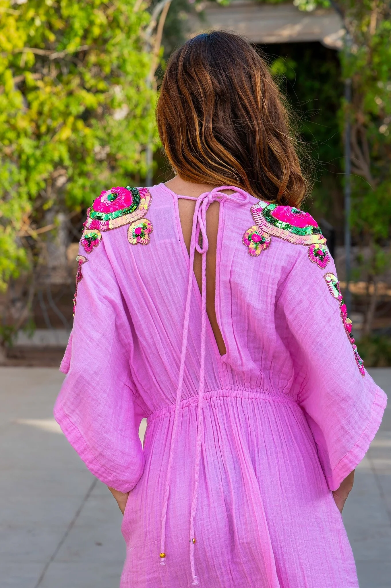 Mirty Sequins Dress - Pink - Image 3