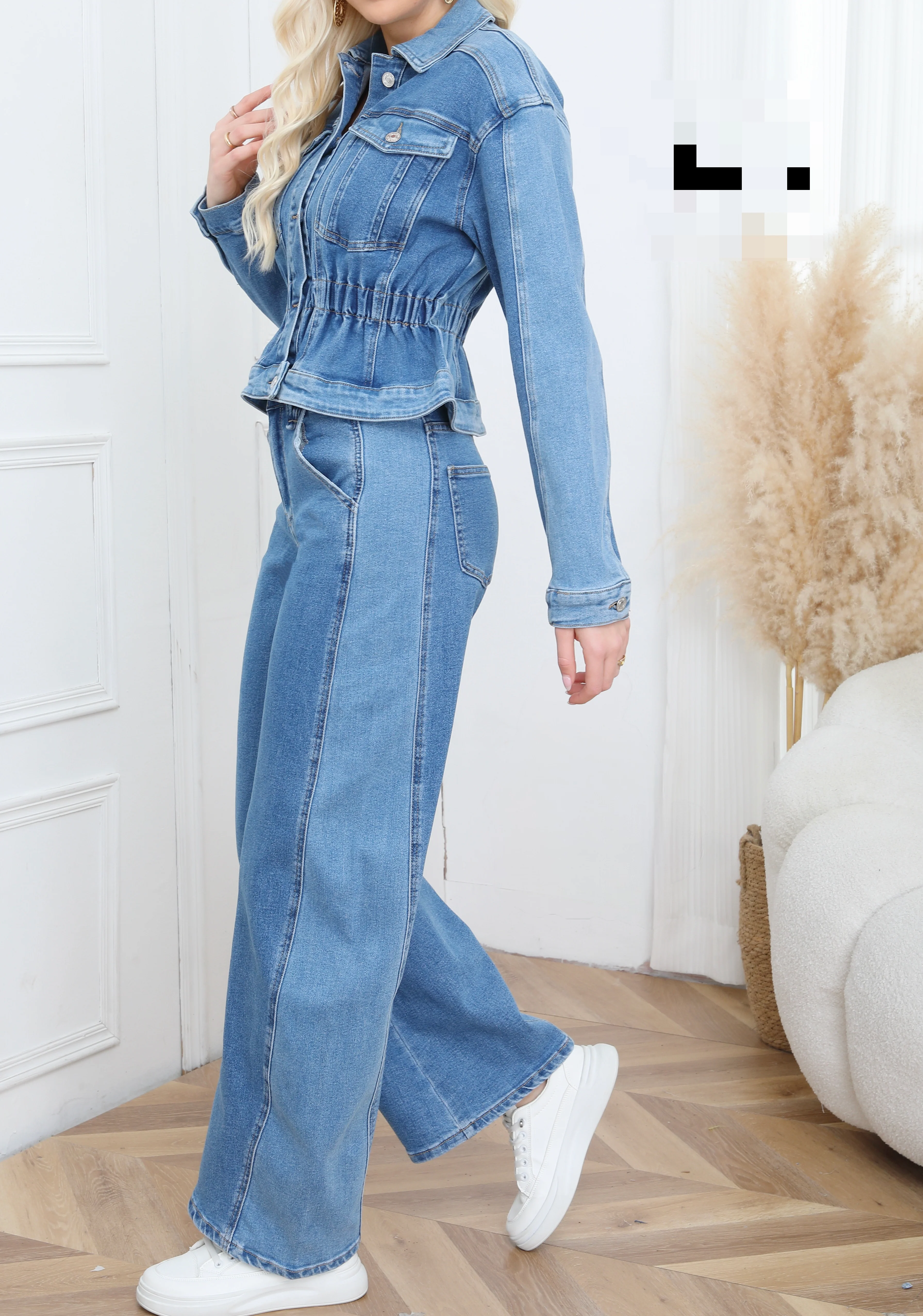 Morgan Barrel Jeans - Denim - Image 3