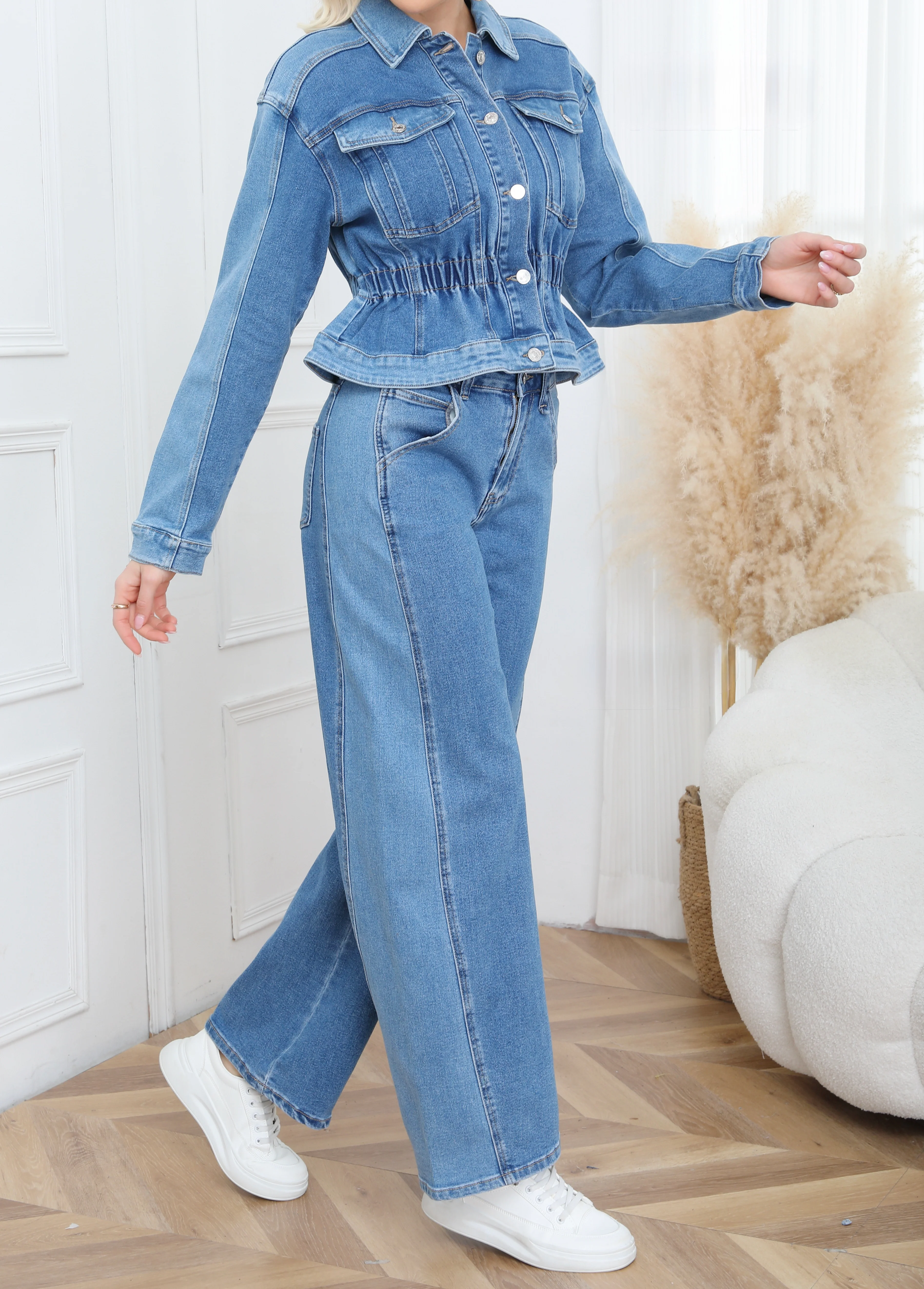 Morgan Denim Jacket - Blue - Image 2