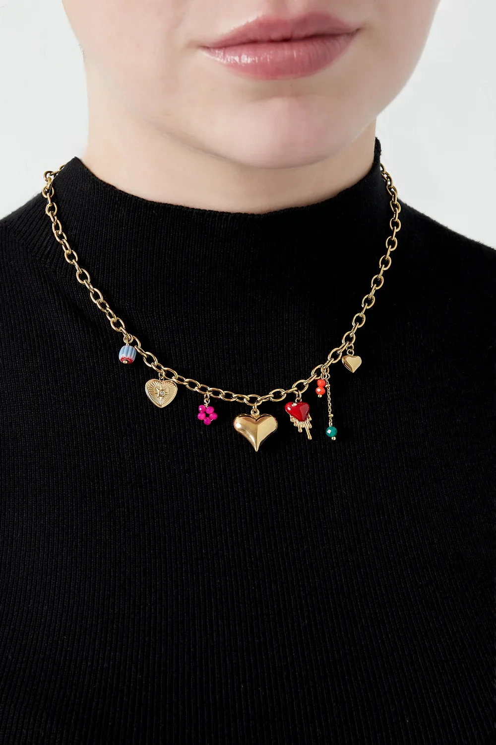 Lovers Glow Necklace - Gold