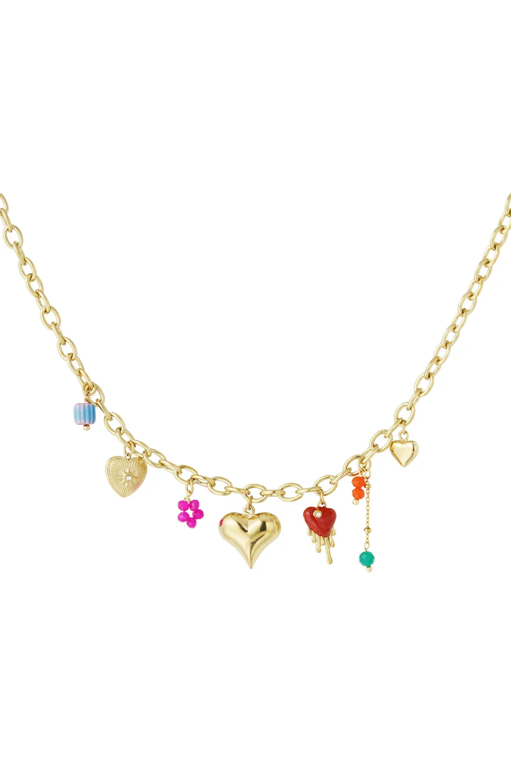 Lovers Glow Necklace - Gold - Image 2