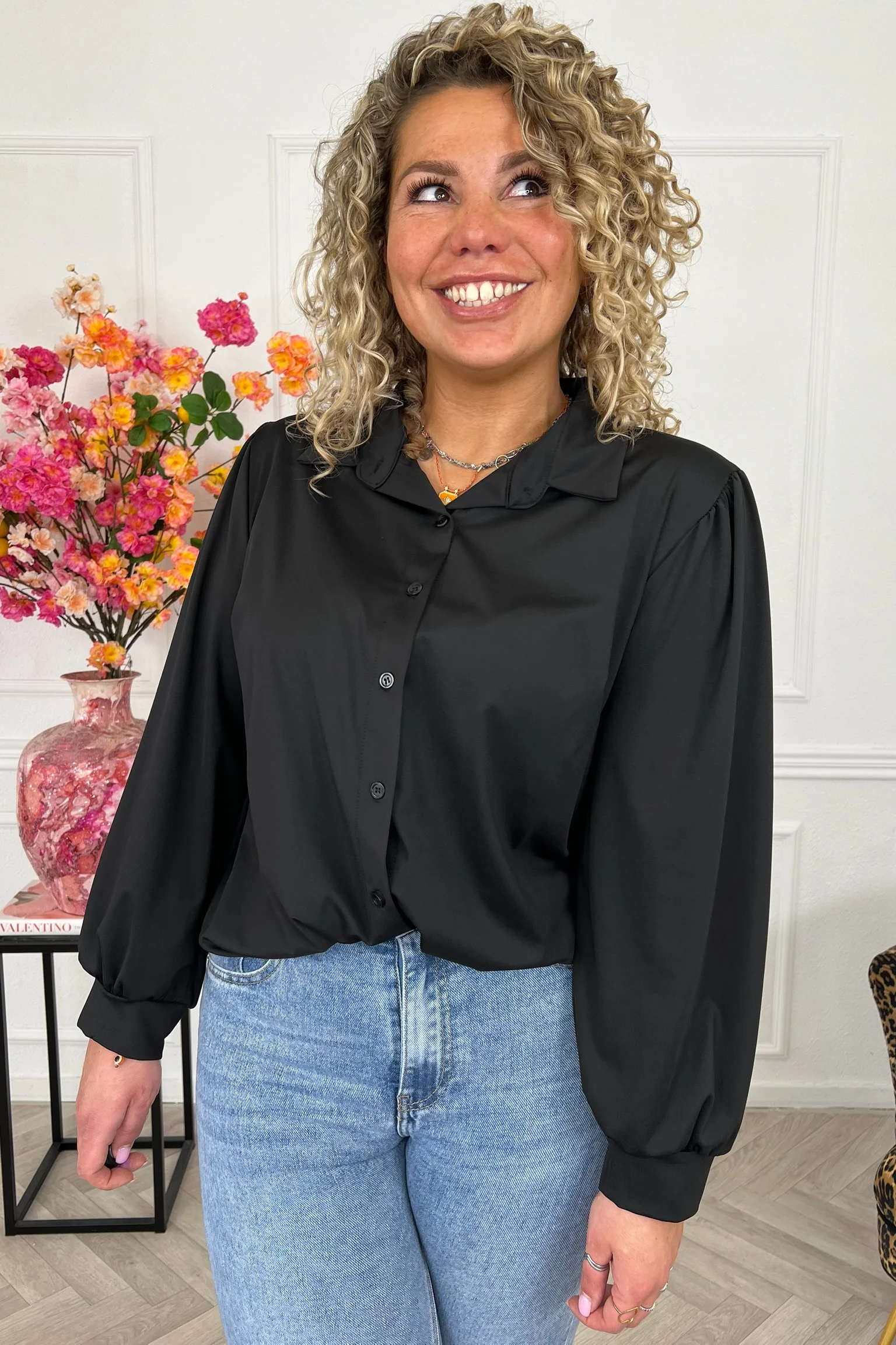 Musthave Basic Travel Blouse - Black