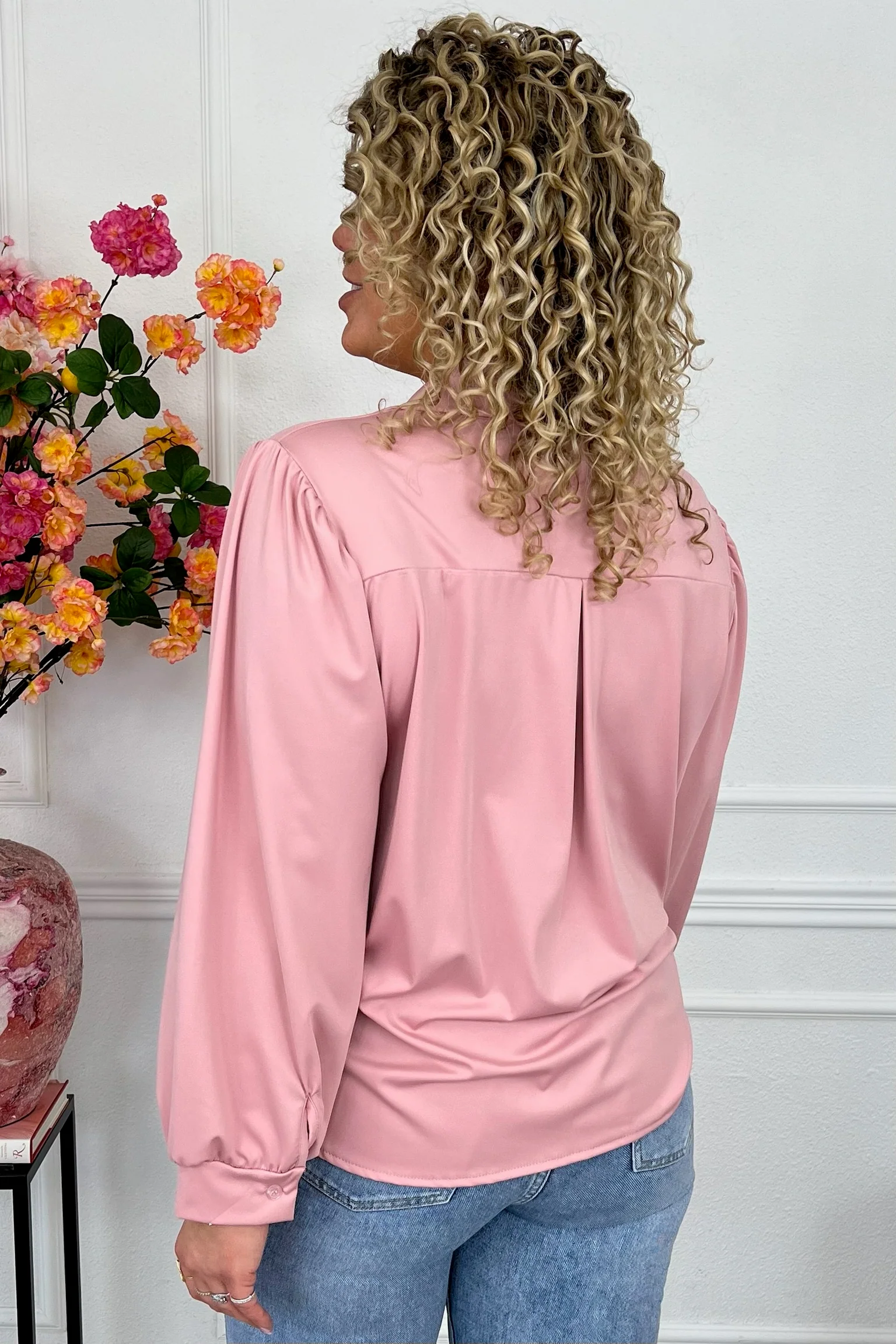 Musthave Basic Travel Blouse - Old Pink - Image 2