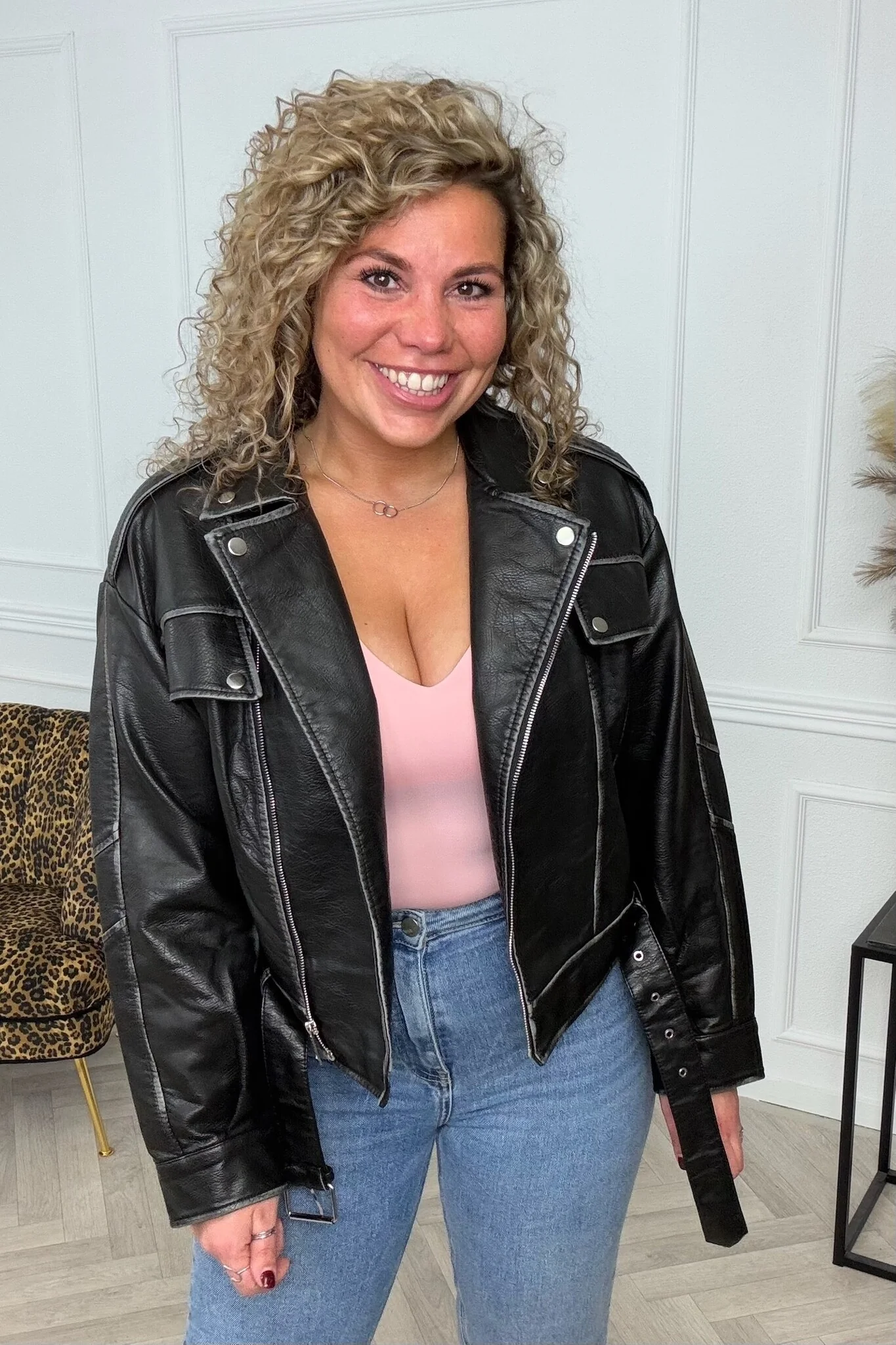 Musthave Biker Jacket - Black - Image 3