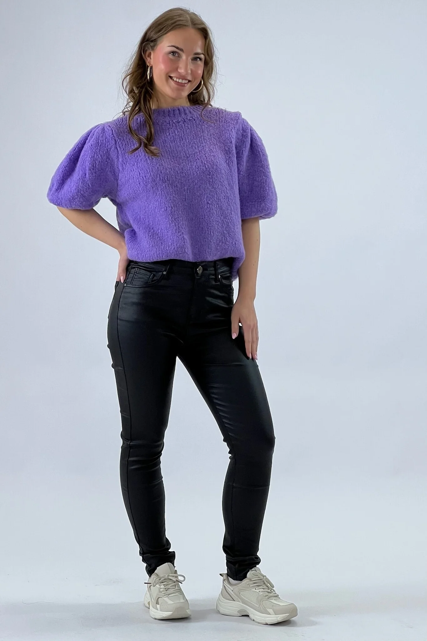 Musthave Leather Look Pants - Black - Image 6