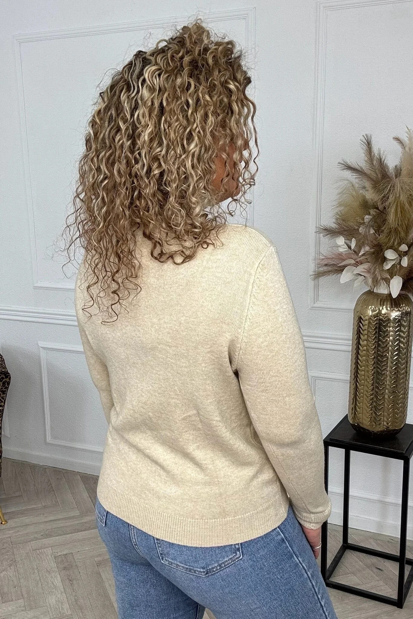 Musthave Coll Sweater - Beige - Image 2
