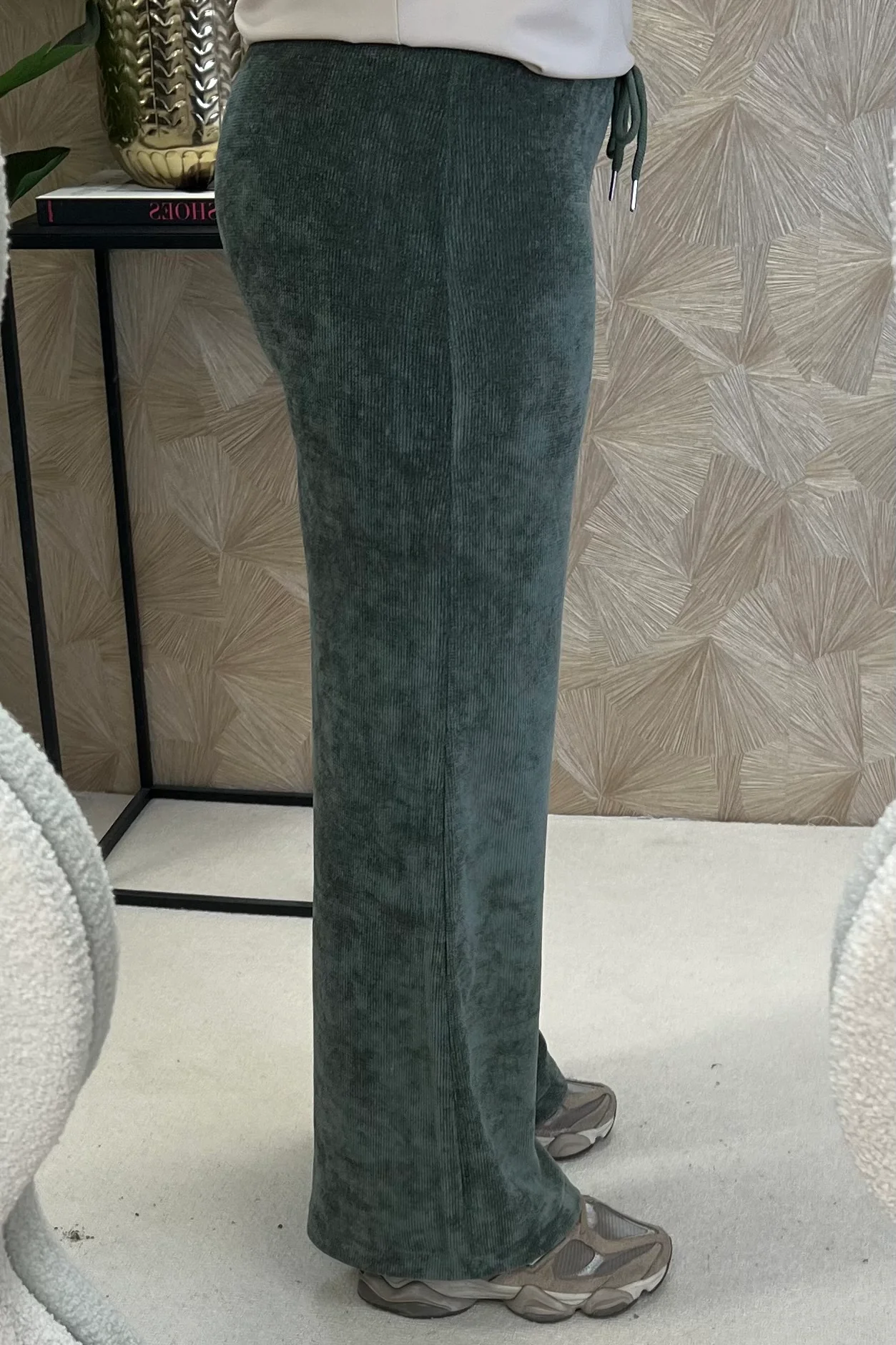 Musthave Comfy Rib Pants - Armygreen - Image 4