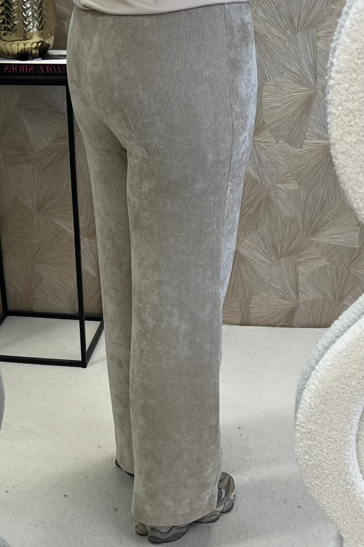 Musthave Comfy Rib Pants - Beige - Image 4