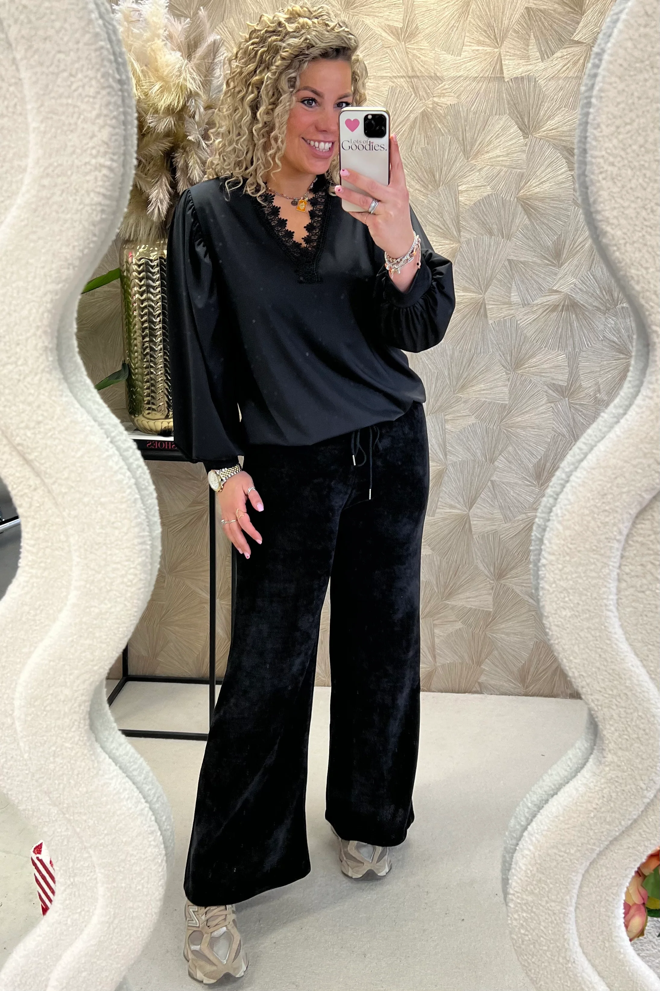 Musthave Comfy Rib Pants - Black - Image 4